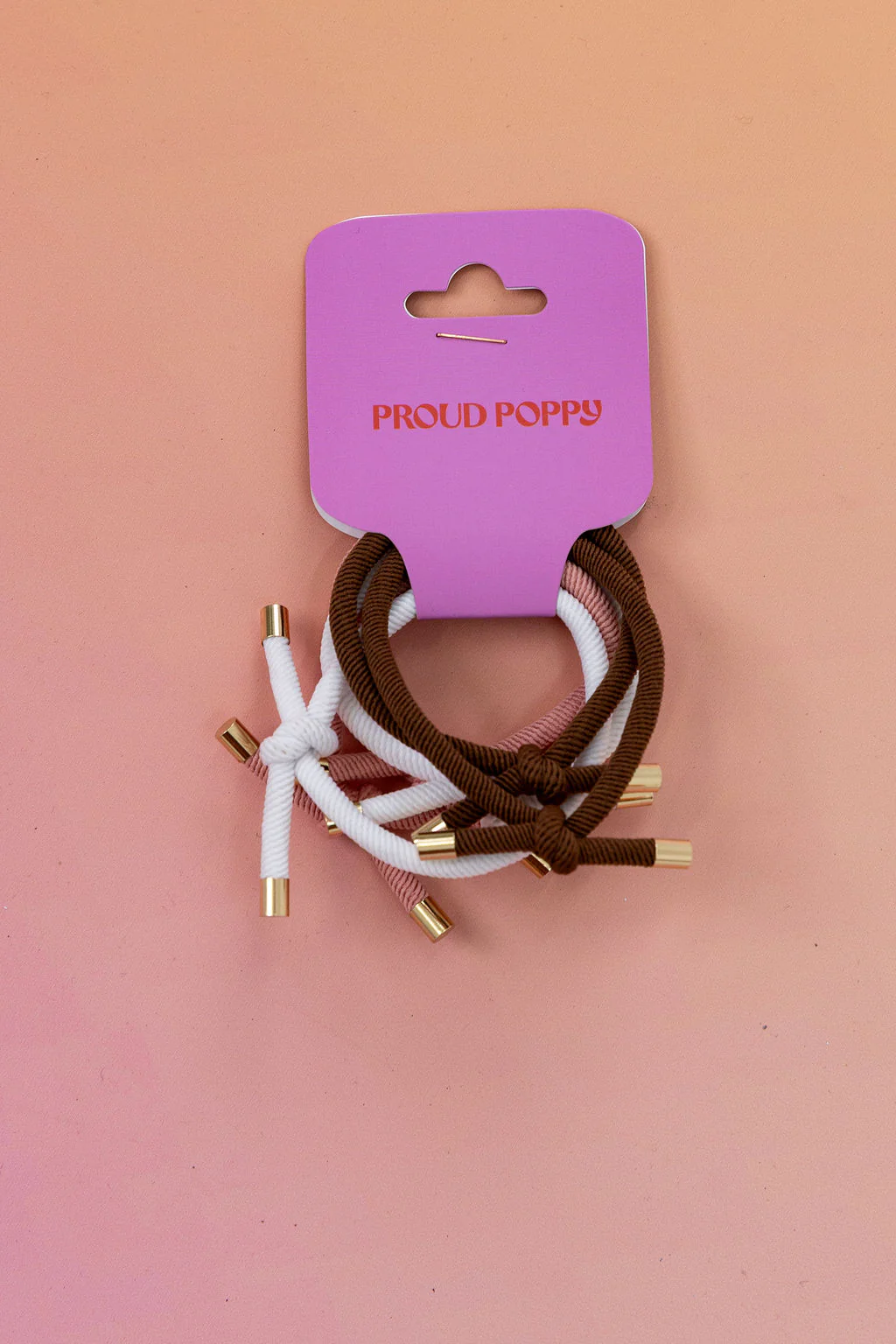 6 Pack Hair Ties in Latte Colours - Image 3