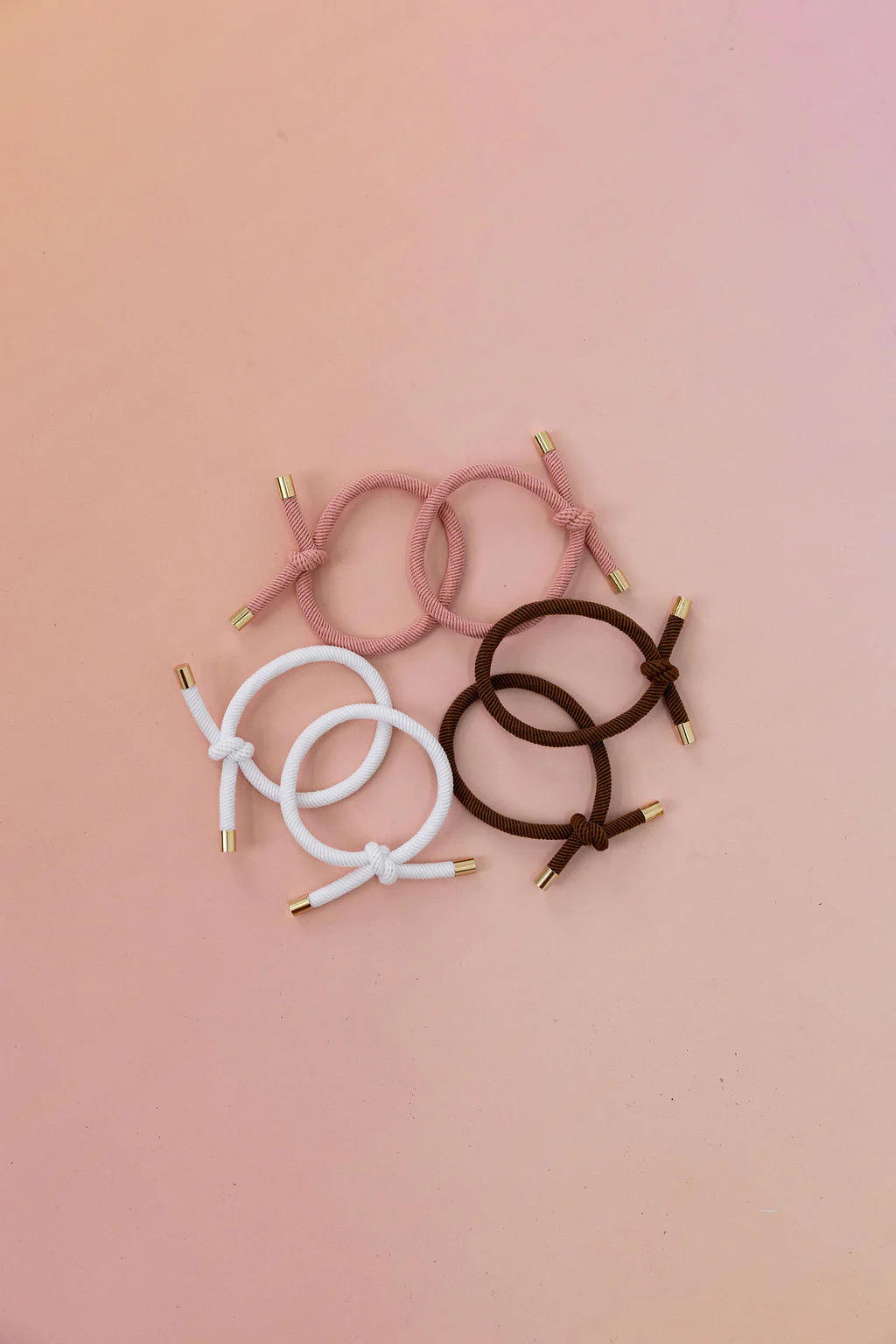 6 Pack Hair Ties in Latte Colours - Image 5