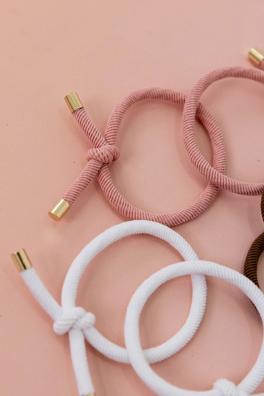 6 Pack Hair Ties in Latte Colours - Image 6