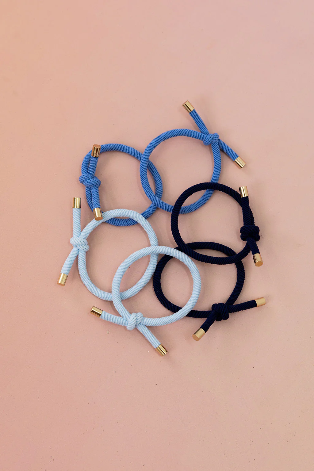 6 Pack Hair Ties in Ocean Colours - Image 4