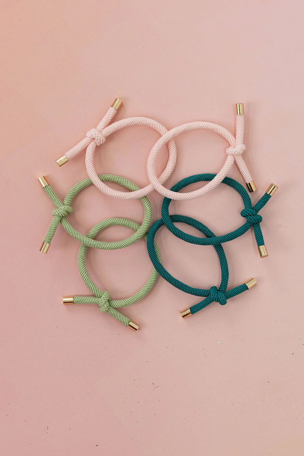 6 Pack Hair Ties in Watermelon Colours - Image 4