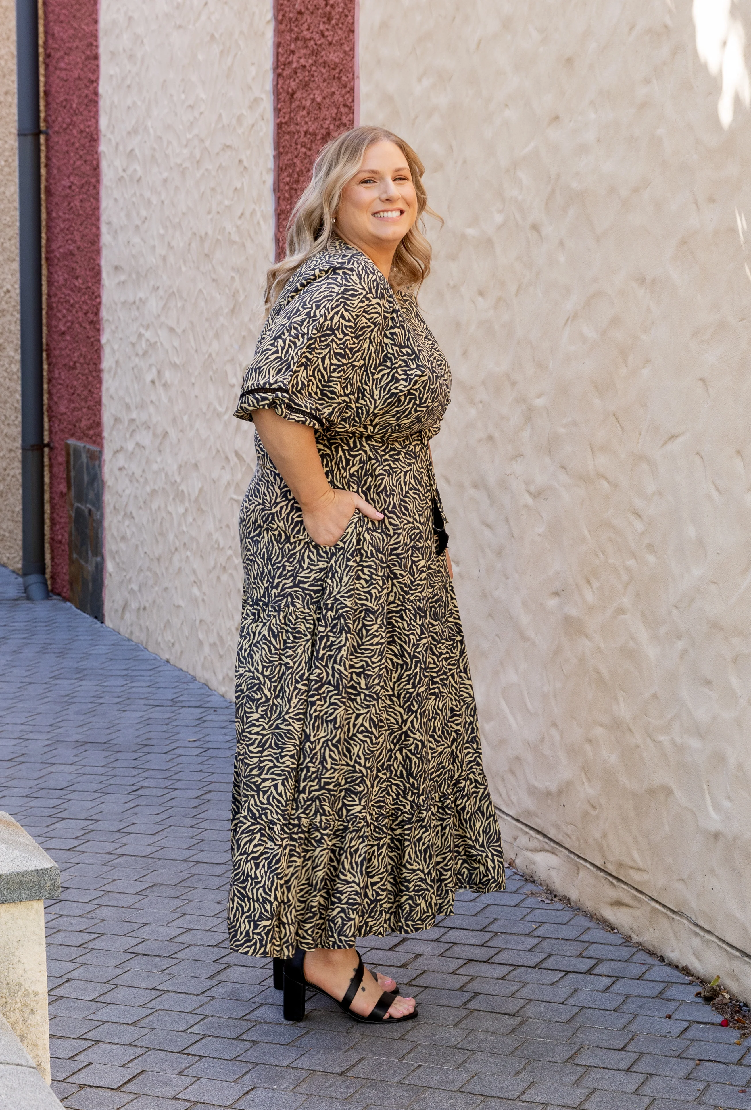 Addison Maxi Dress in Sahara Nights - Image 4