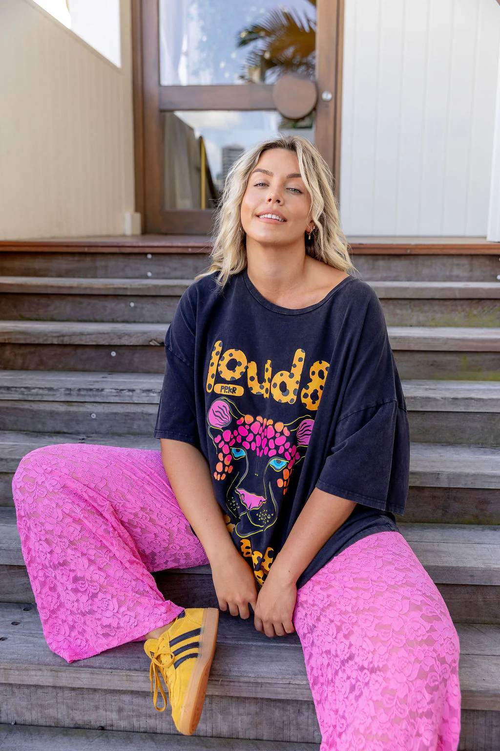 Alfie Oversized Tee in Lila by Kasey Rainbow - Image 5