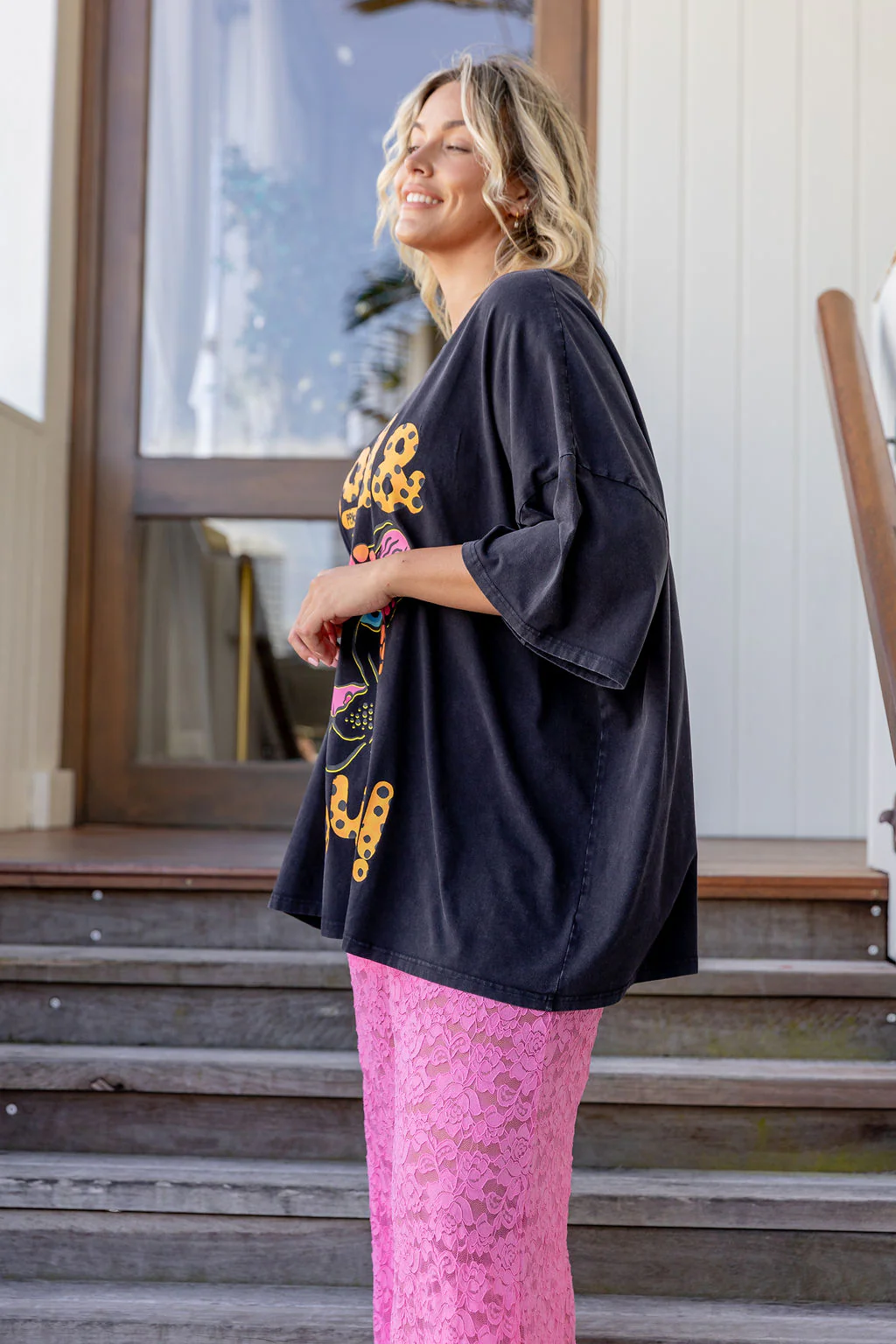 Alfie Oversized Tee in Lila by Kasey Rainbow - Image 7