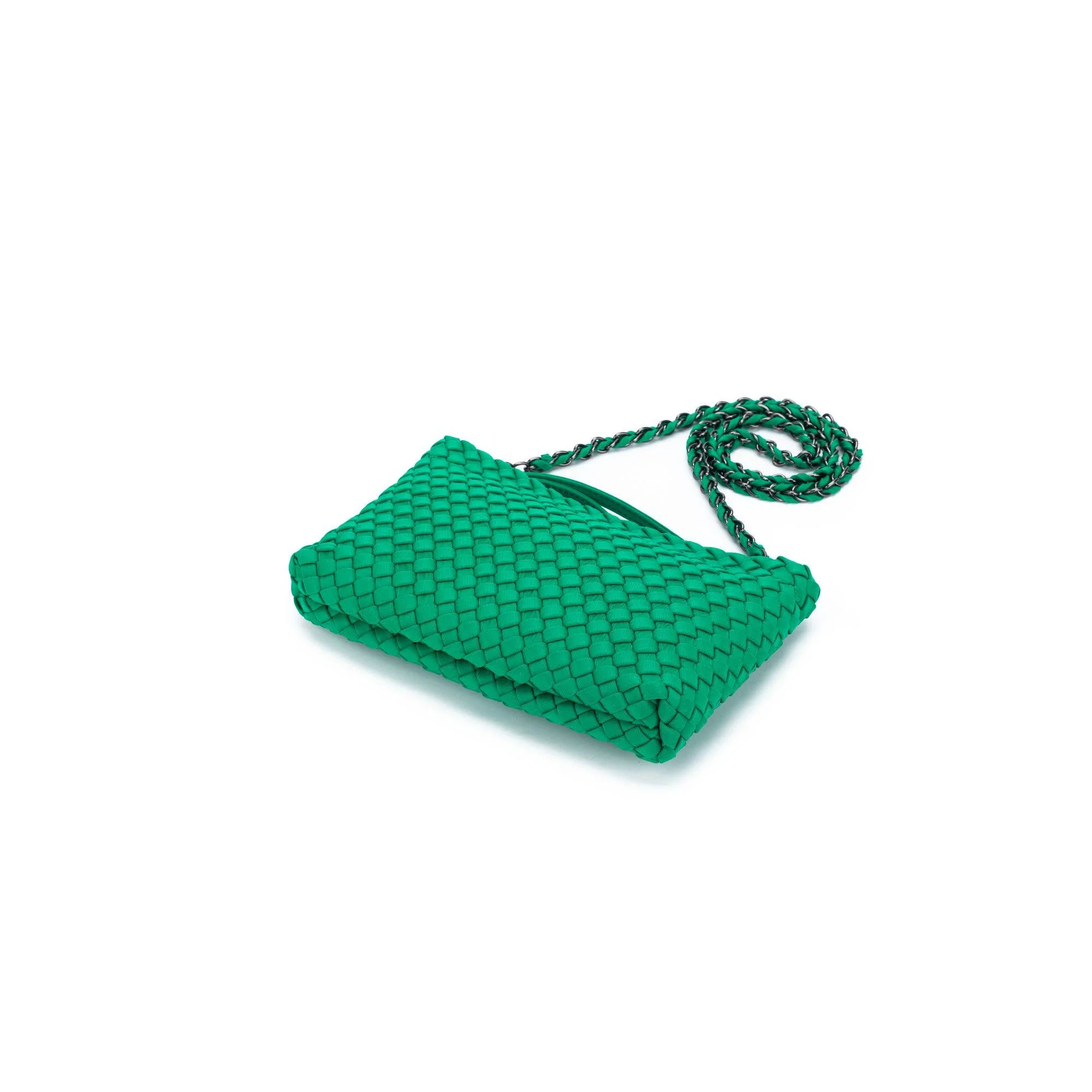 Aria Green Clutch Crossbody Bag by Black Caviar - Image 6