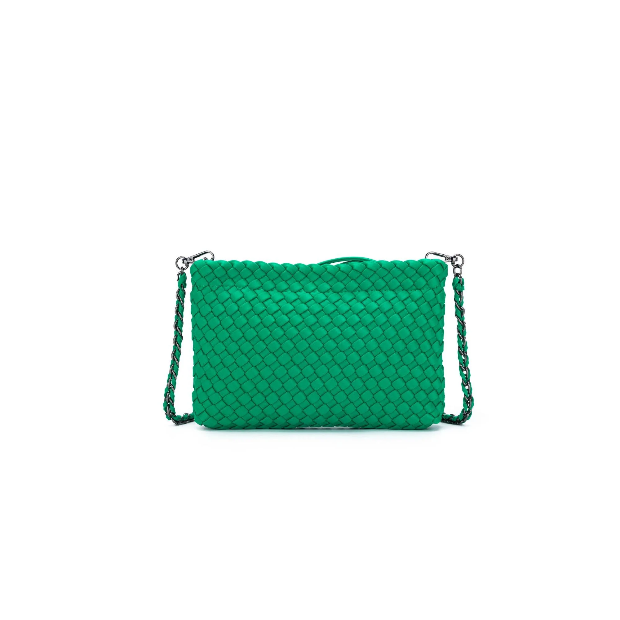 Aria Green Clutch Crossbody Bag by Black Caviar - Image 8