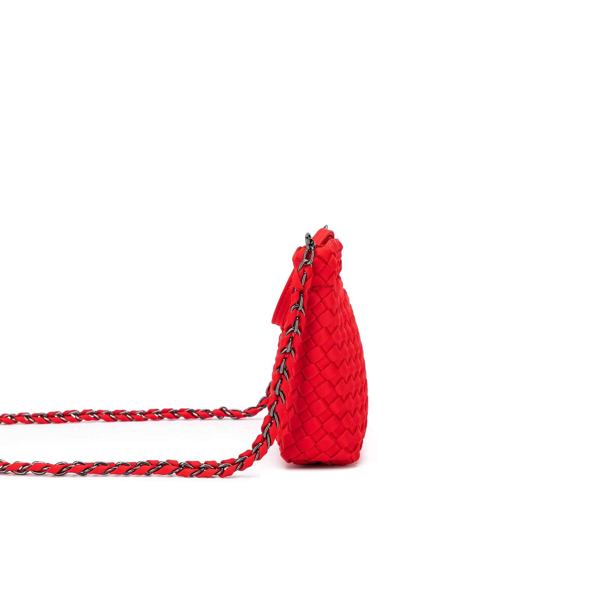 Aria Red Clutch Crossbody Bag by Black Caviar - Image 3