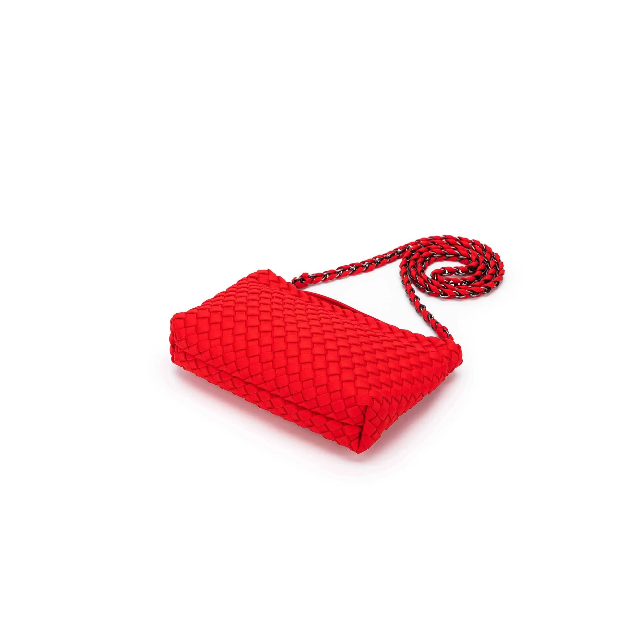 Aria Red Clutch Crossbody Bag by Black Caviar - Image 4