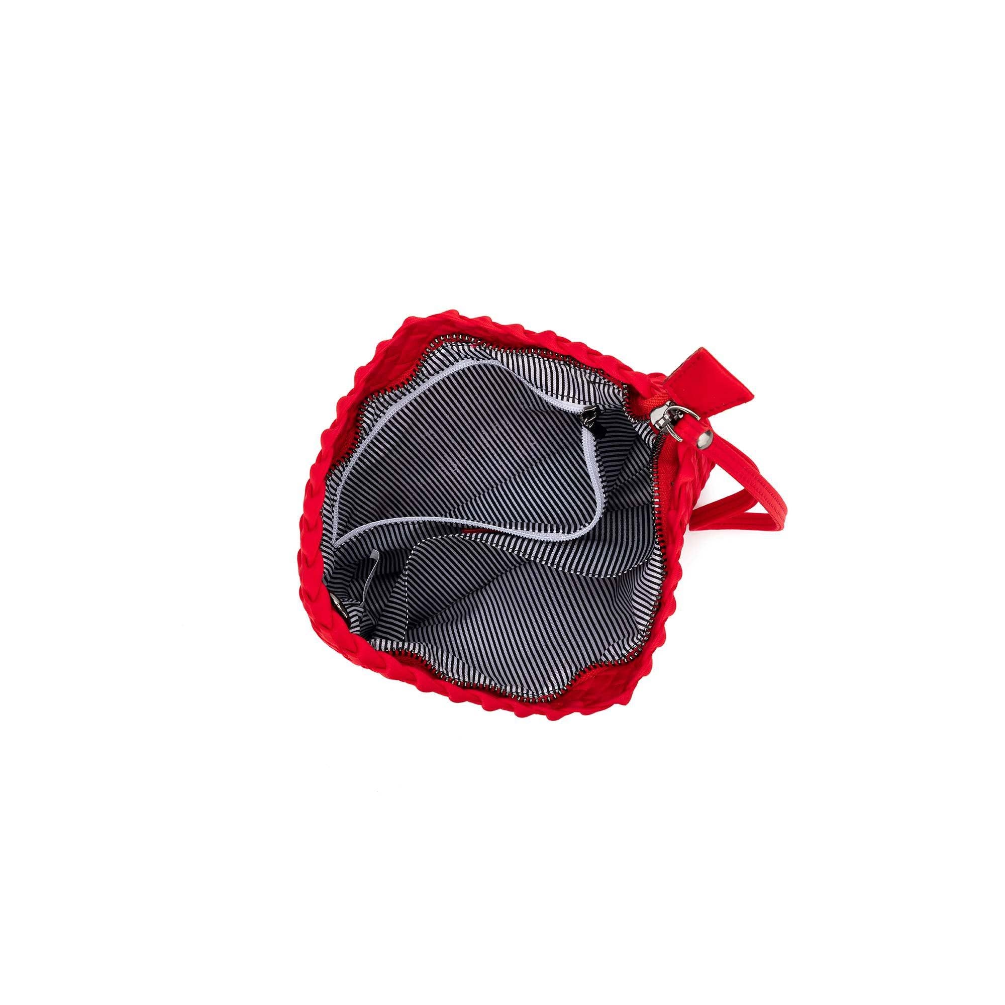 Aria Red Clutch Crossbody Bag by Black Caviar - Image 8