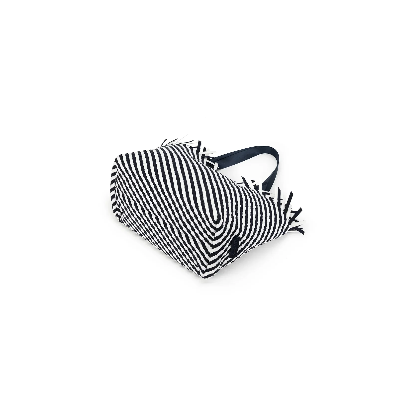 Bahama Navy Large 2 Piece Woven Tote Bag by Black Caviar - Image 9