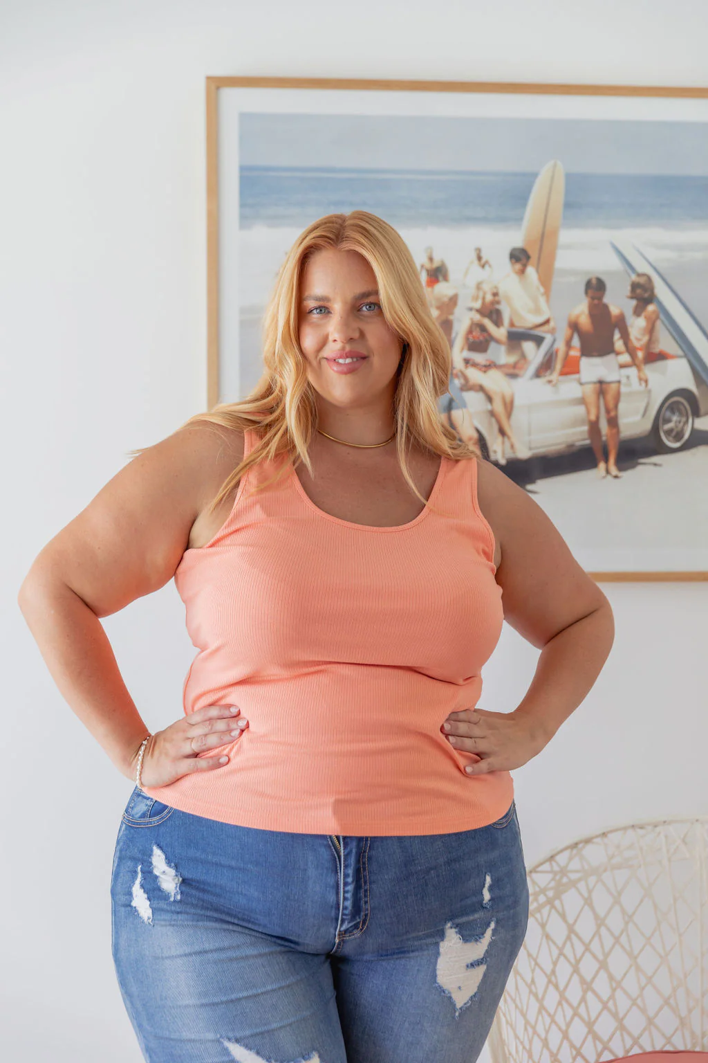 Billi Tank in Apricot - Image 4