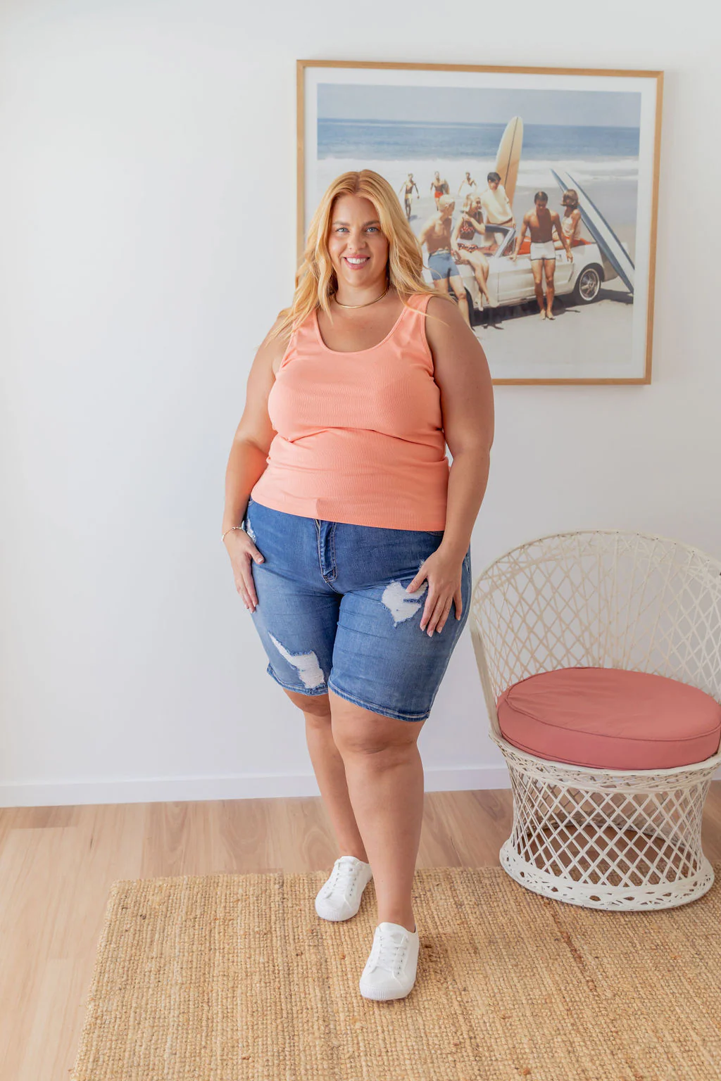 Billi Tank in Apricot - Image 5