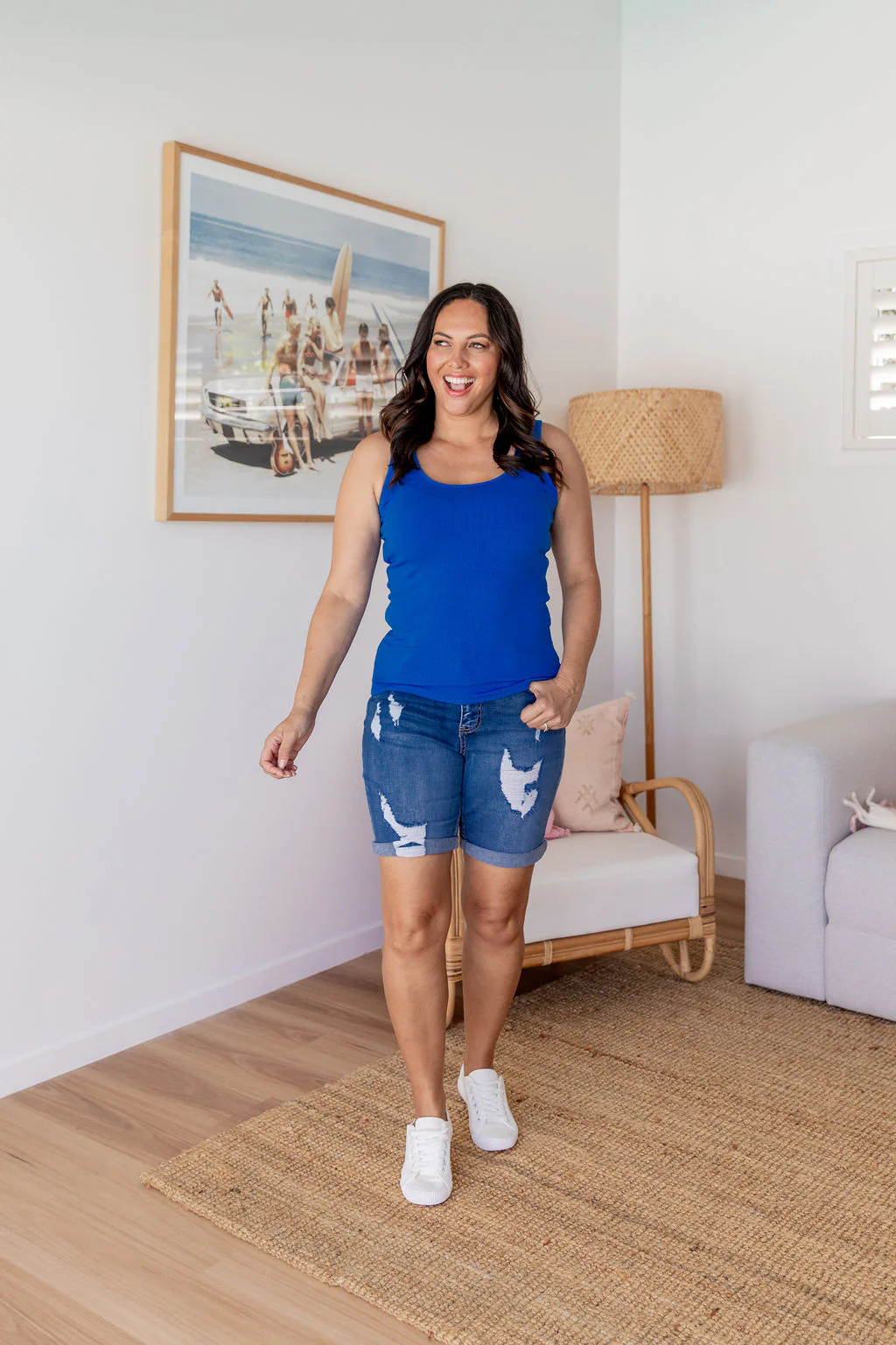 Billi Tank in Cobalt Blue - Image 6