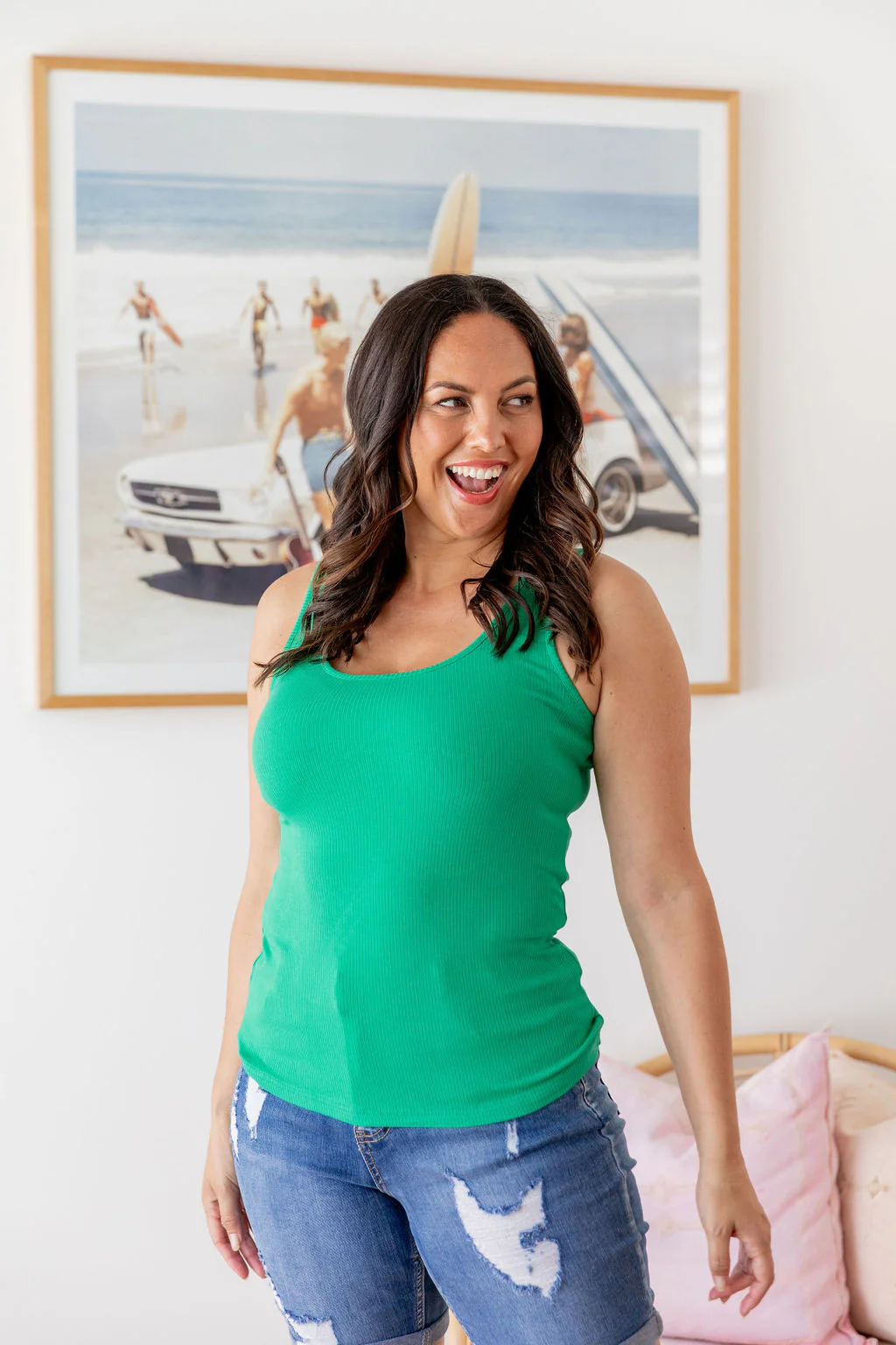 Billi Tank in Green - Image 6