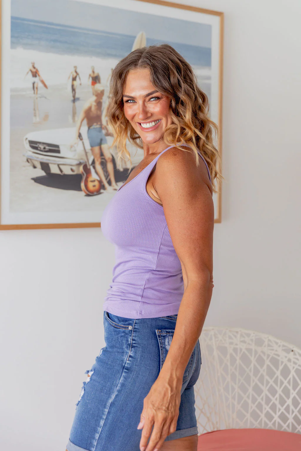 Billi Tank in Lavender - Image 5