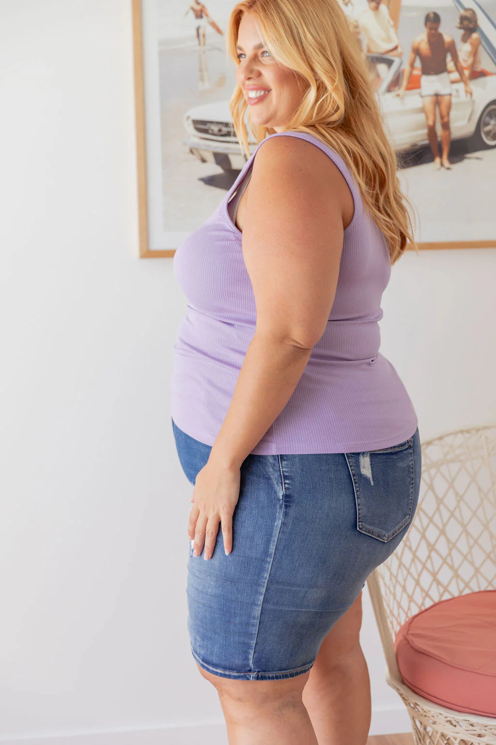 Billi Tank in Lavender - Image 7