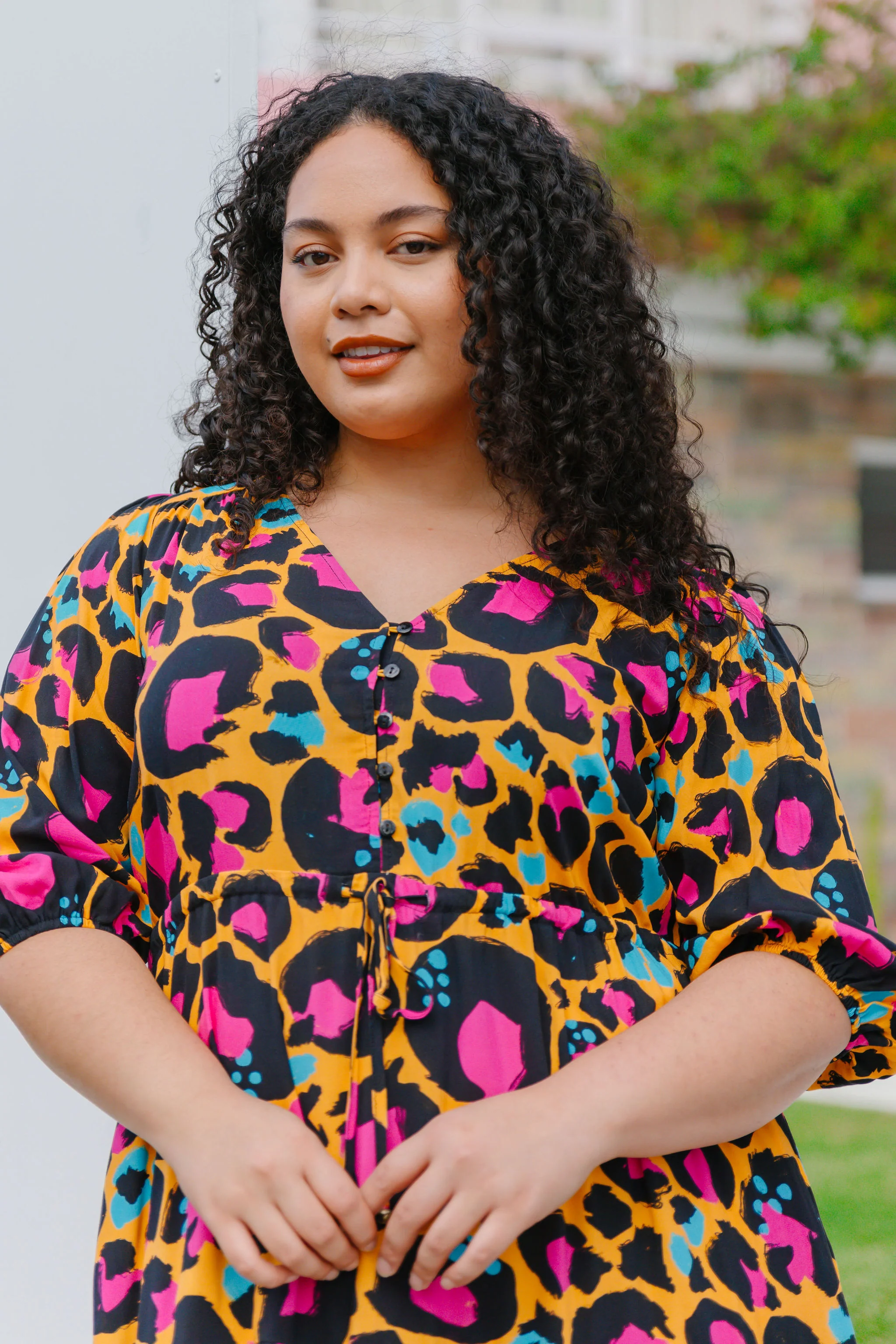 Billie Maxi Dress in Mustard Leopard by Kasey Rainbow - Image 5