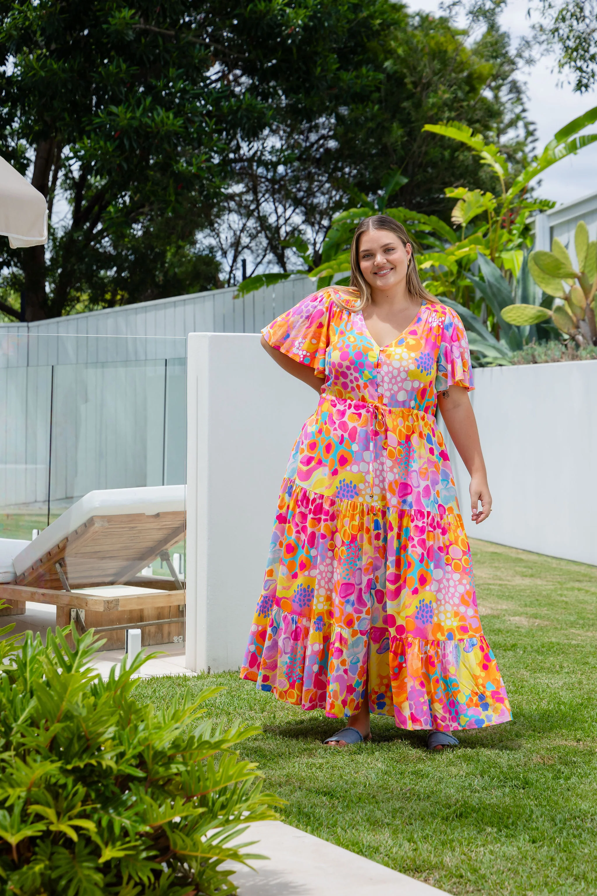 Bonnie Maxi Dress in Tequila Sunrise by Kasey Rainbow - Image 10