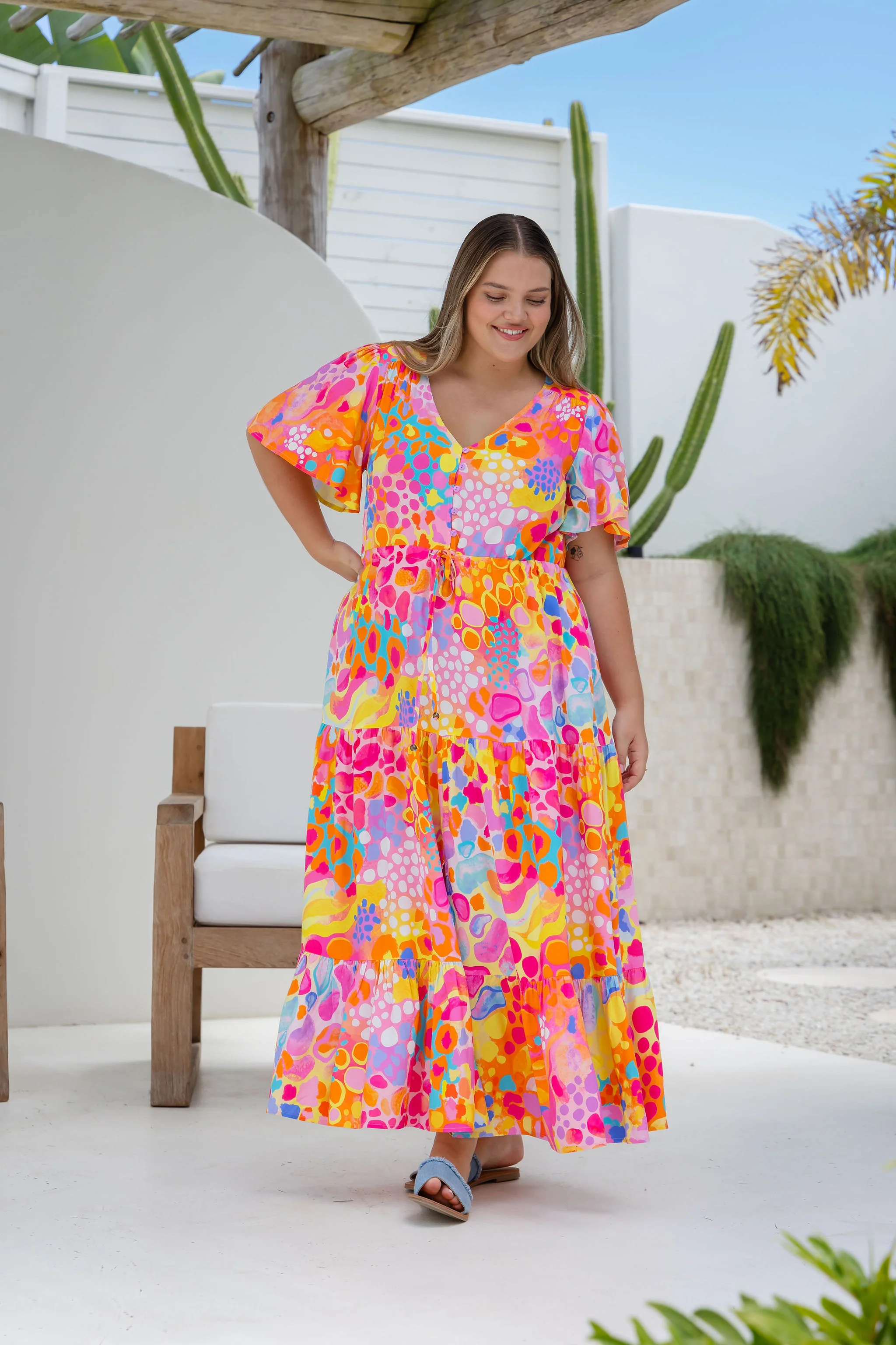 Bonnie Maxi Dress in Tequila Sunrise by Kasey Rainbow - Image 12