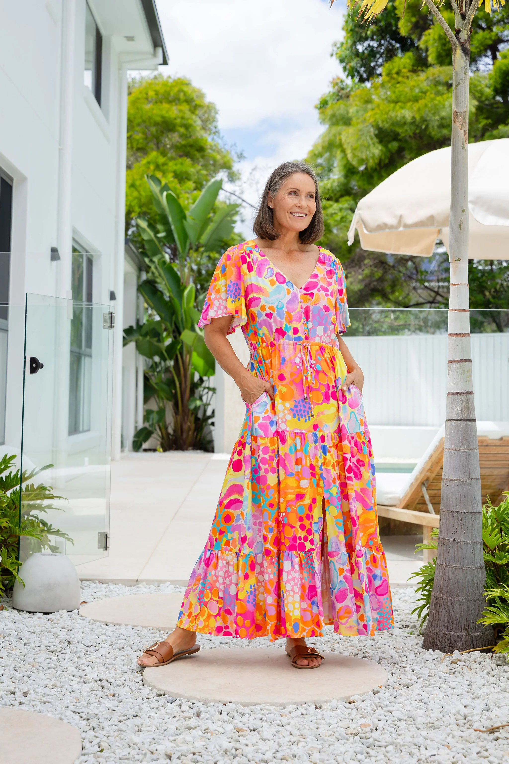 Bonnie Maxi Dress in Tequila Sunrise by Kasey Rainbow - Image 13