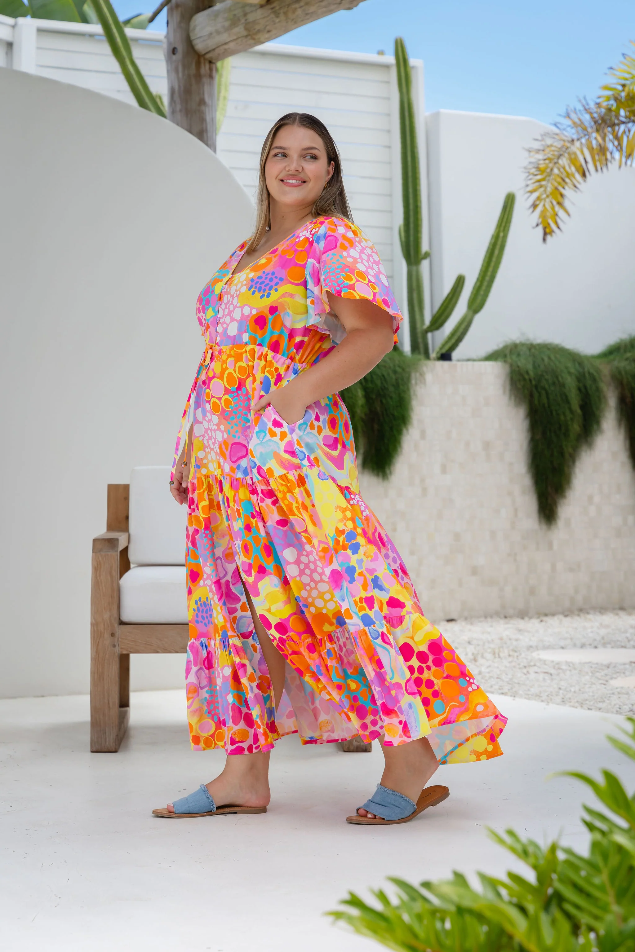 Bonnie Maxi Dress in Tequila Sunrise by Kasey Rainbow - Image 15