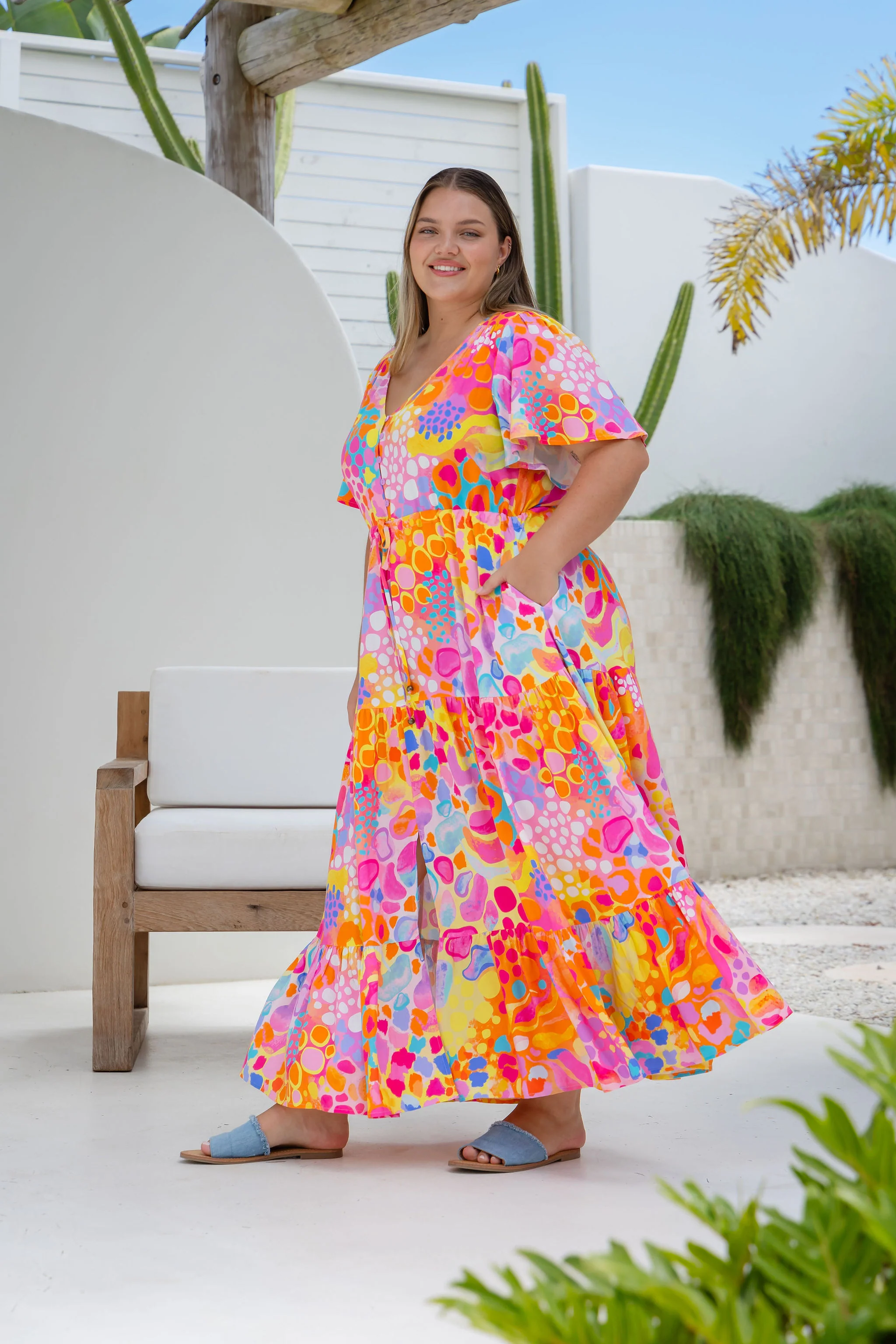 Bonnie Maxi Dress in Tequila Sunrise by Kasey Rainbow - Image 16