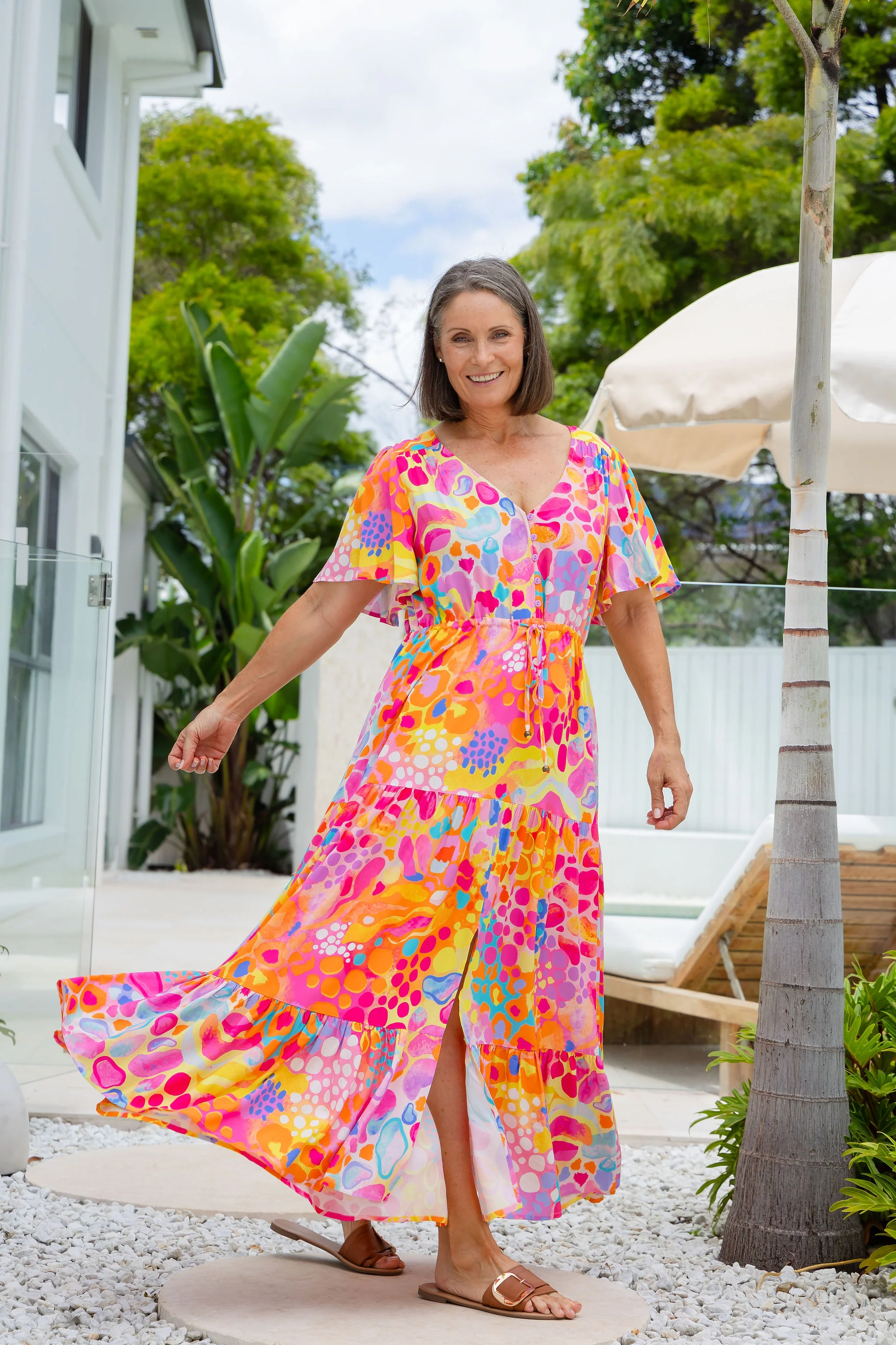 Bonnie Maxi Dress in Tequila Sunrise by Kasey Rainbow - Image 17