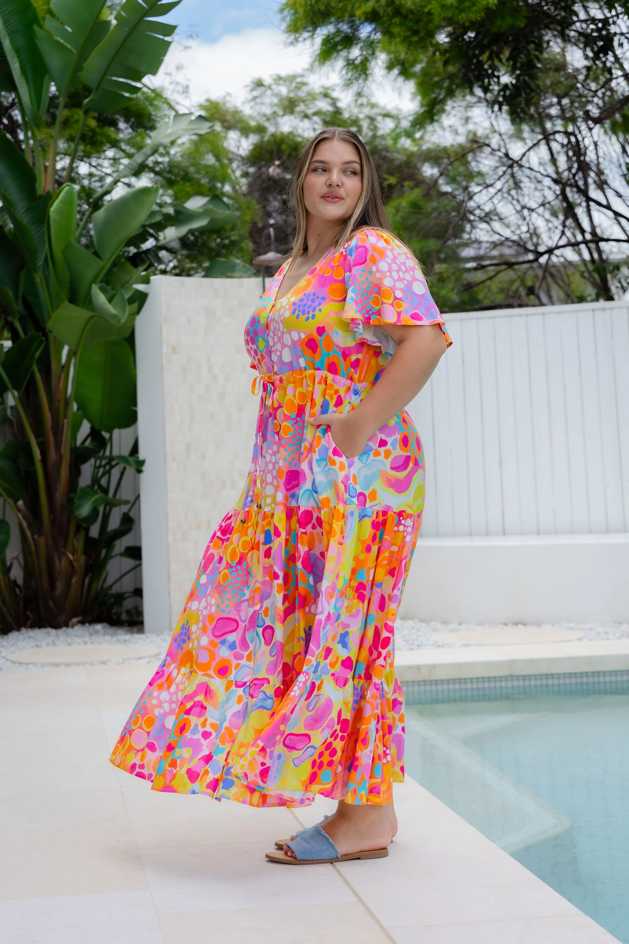 Bonnie Maxi Dress in Tequila Sunrise by Kasey Rainbow - Image 19