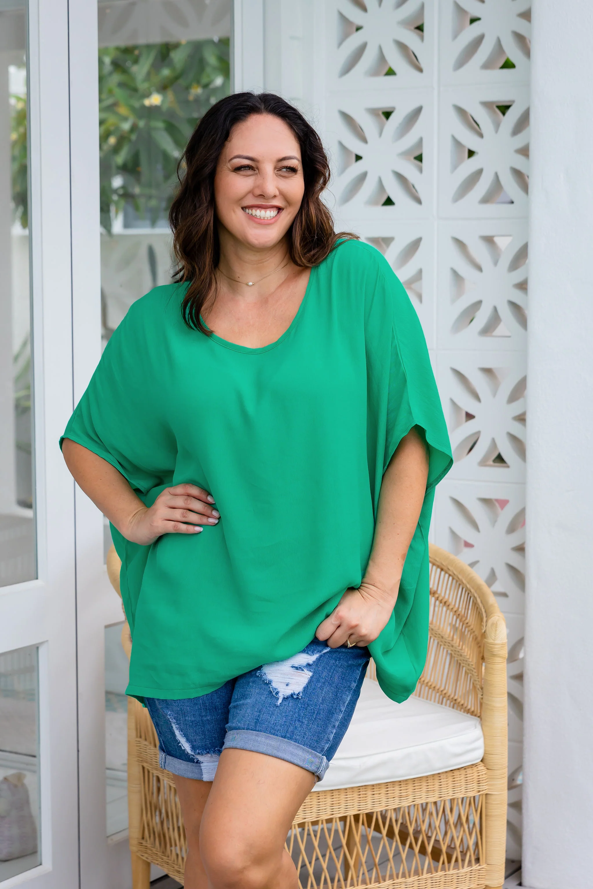 Kylo Top in Green - Image 3