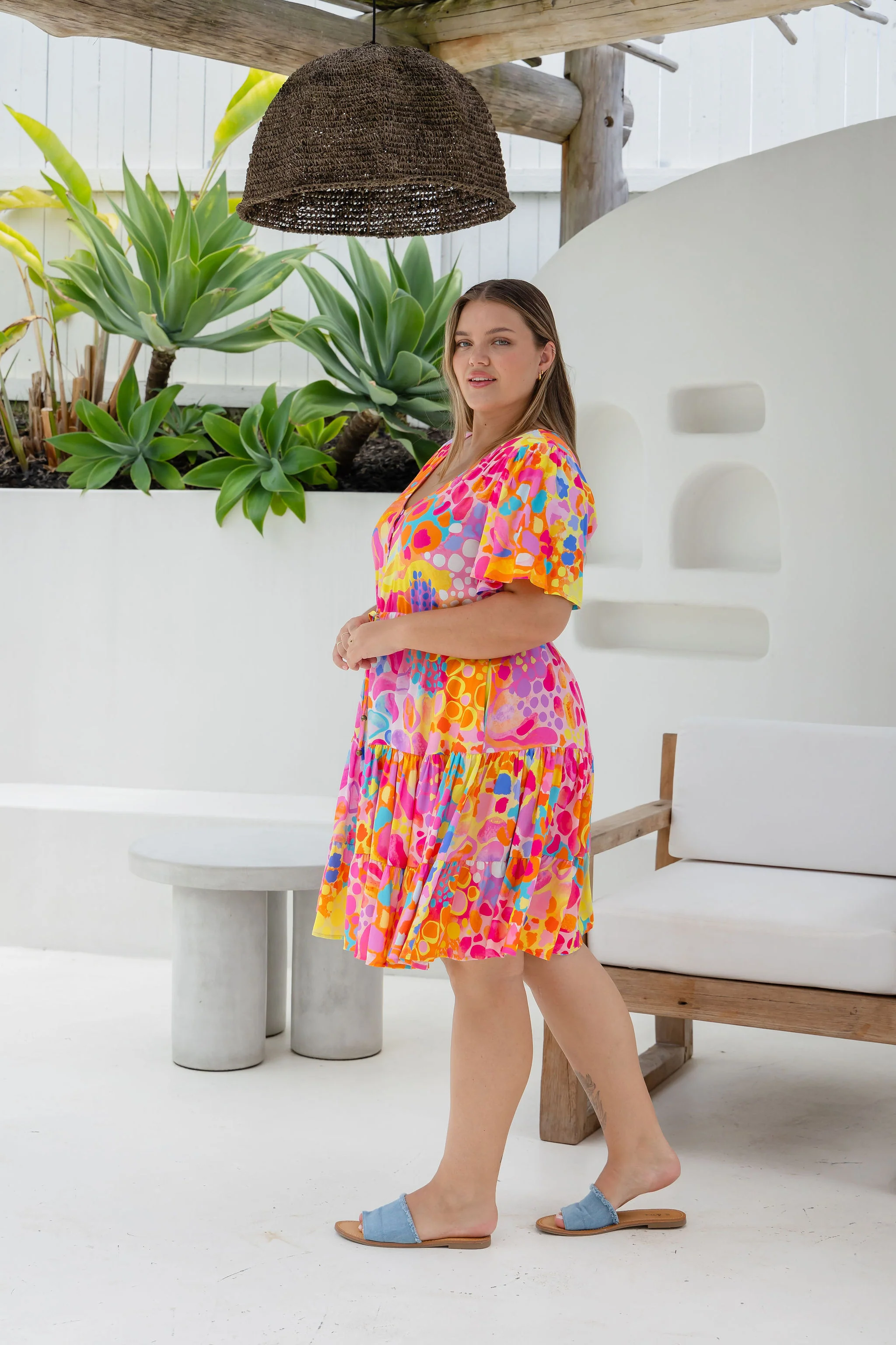 Charlie Dress in Tequila Sunrise by Kasey Rainbow - Image 23