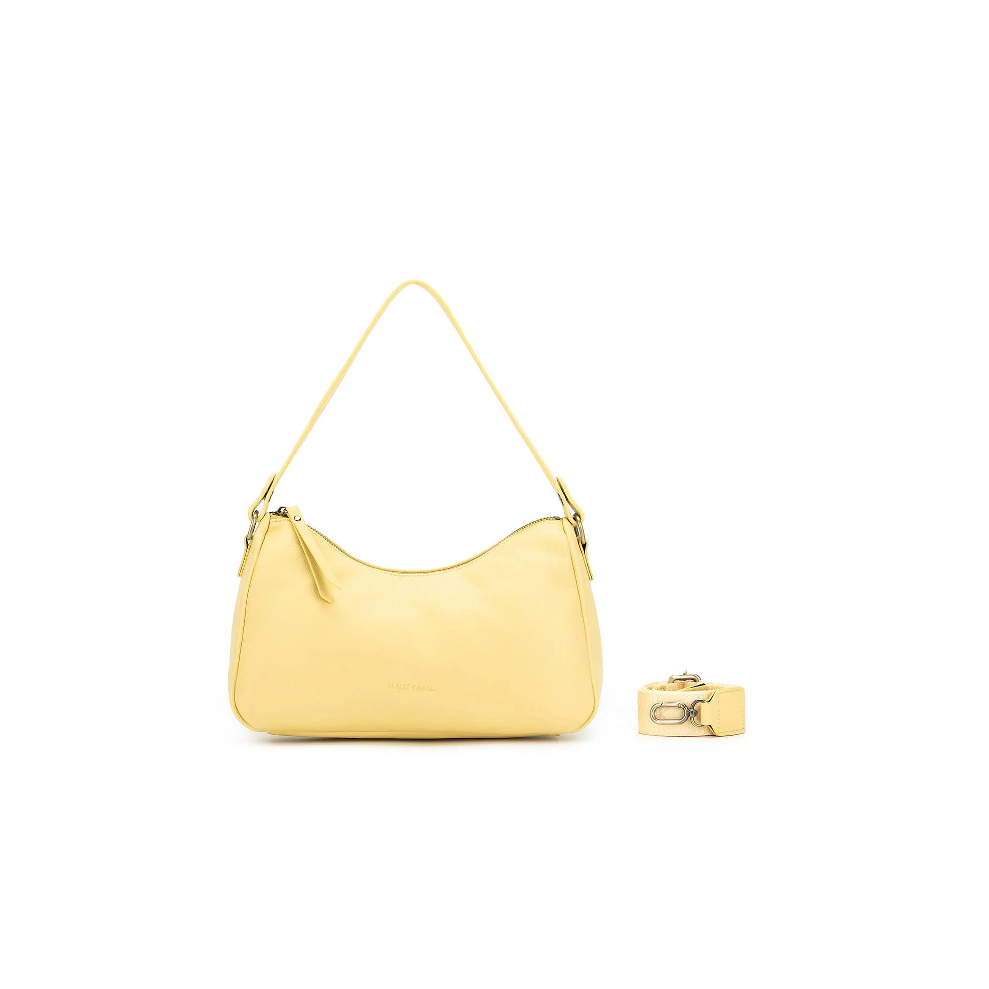 Claudette Lemon Shoulder Crossbody Bag by Black Caviar - Image 4