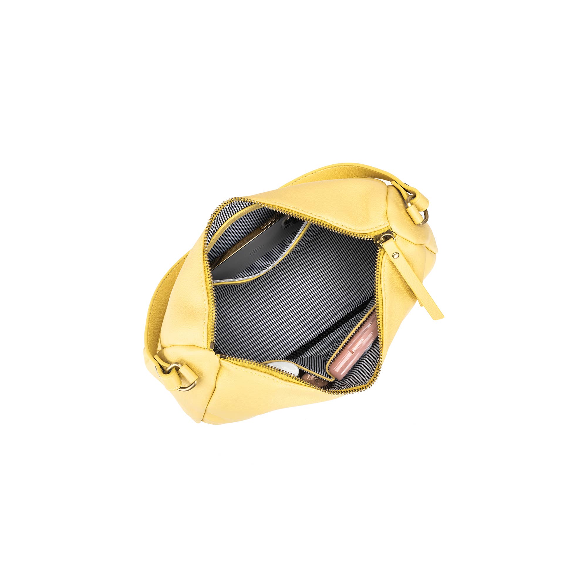 Claudette Lemon Shoulder Crossbody Bag by Black Caviar - Image 7