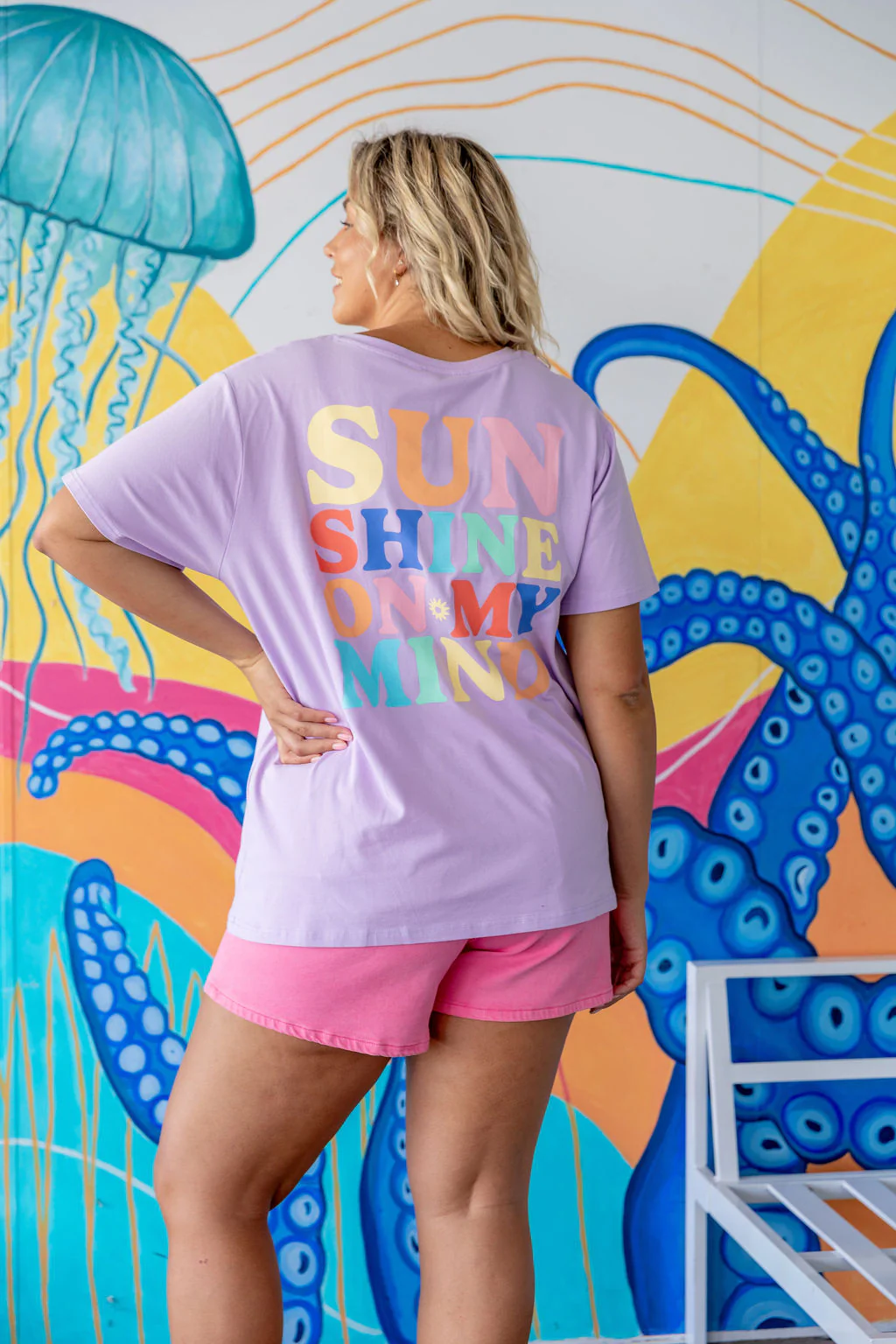 Della V-Neck in Sunshine Lilac - Image 5