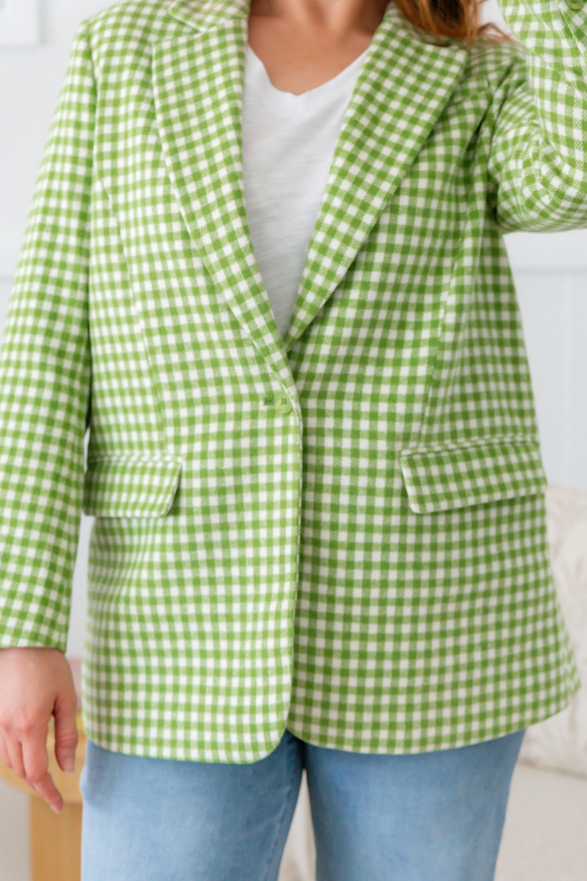Dion Jacket in Apple Check - Image 21