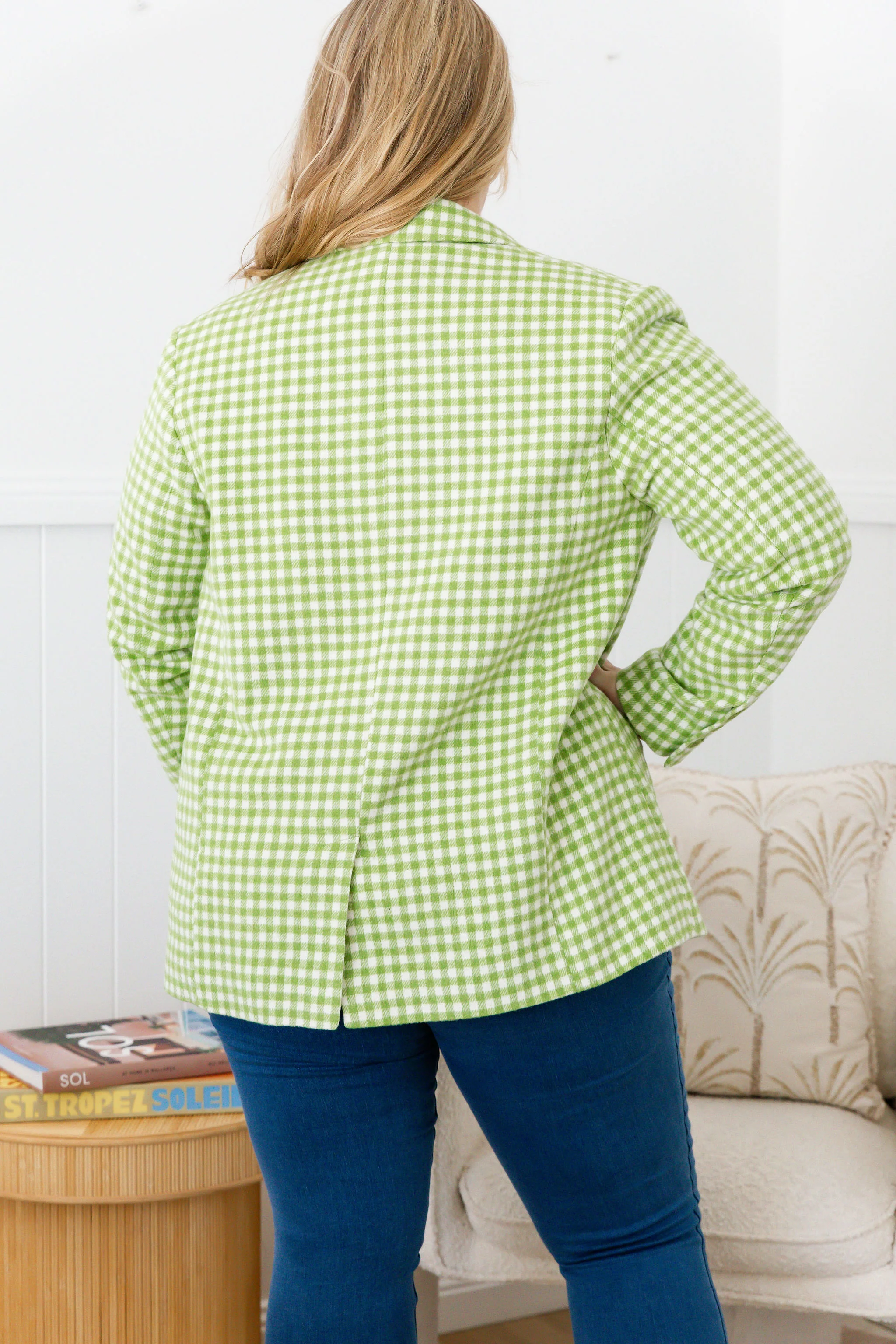 Dion Jacket in Apple Check - Image 25