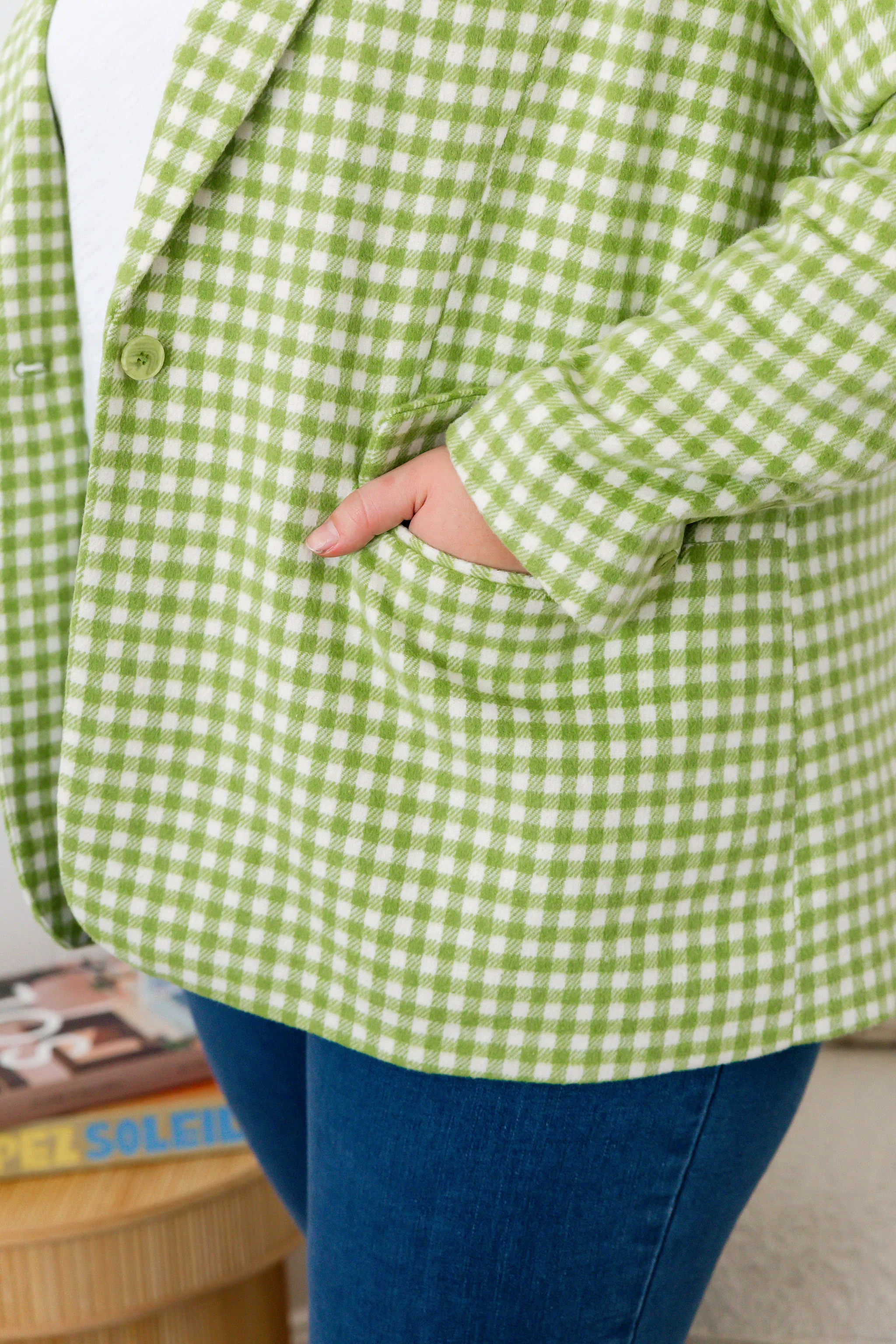 Dion Jacket in Apple Check - Image 29