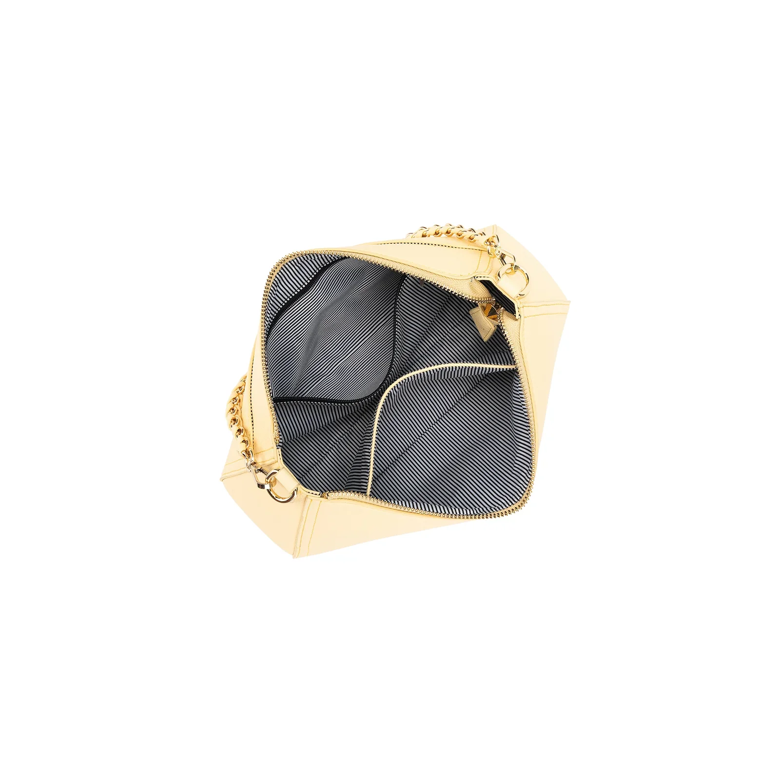 Eloise Yellow Chiffon Crossbody Bag by Black Caviar - Image 9