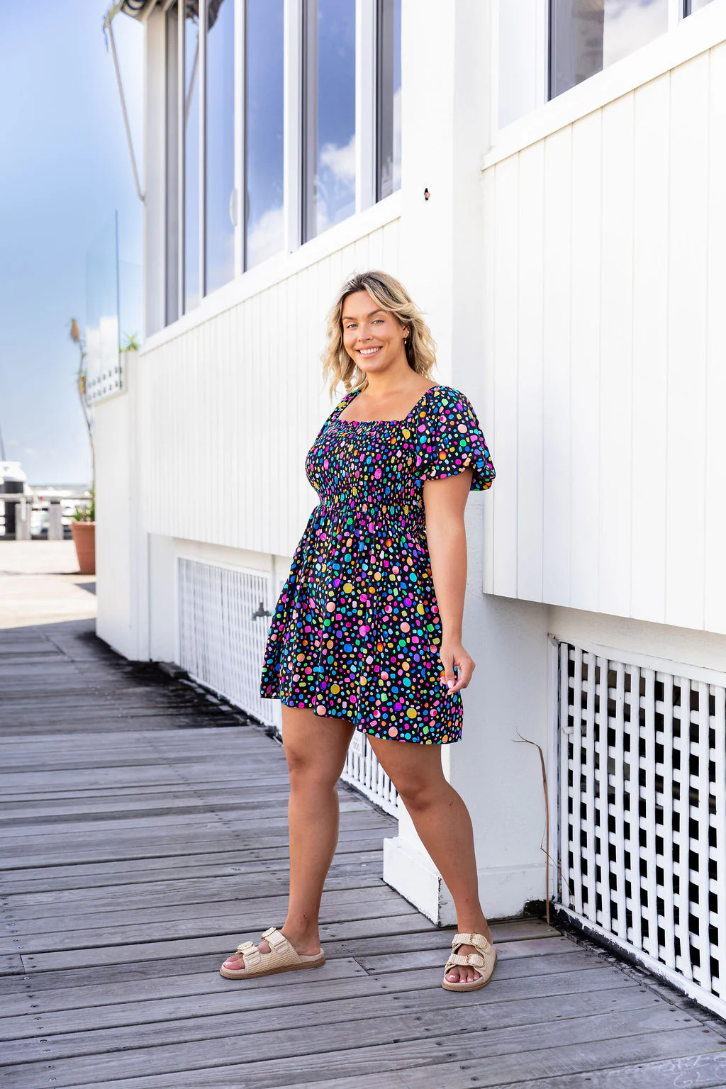 Emily Playsuit in Black Pebble by Kasey Rainbow - Image 6