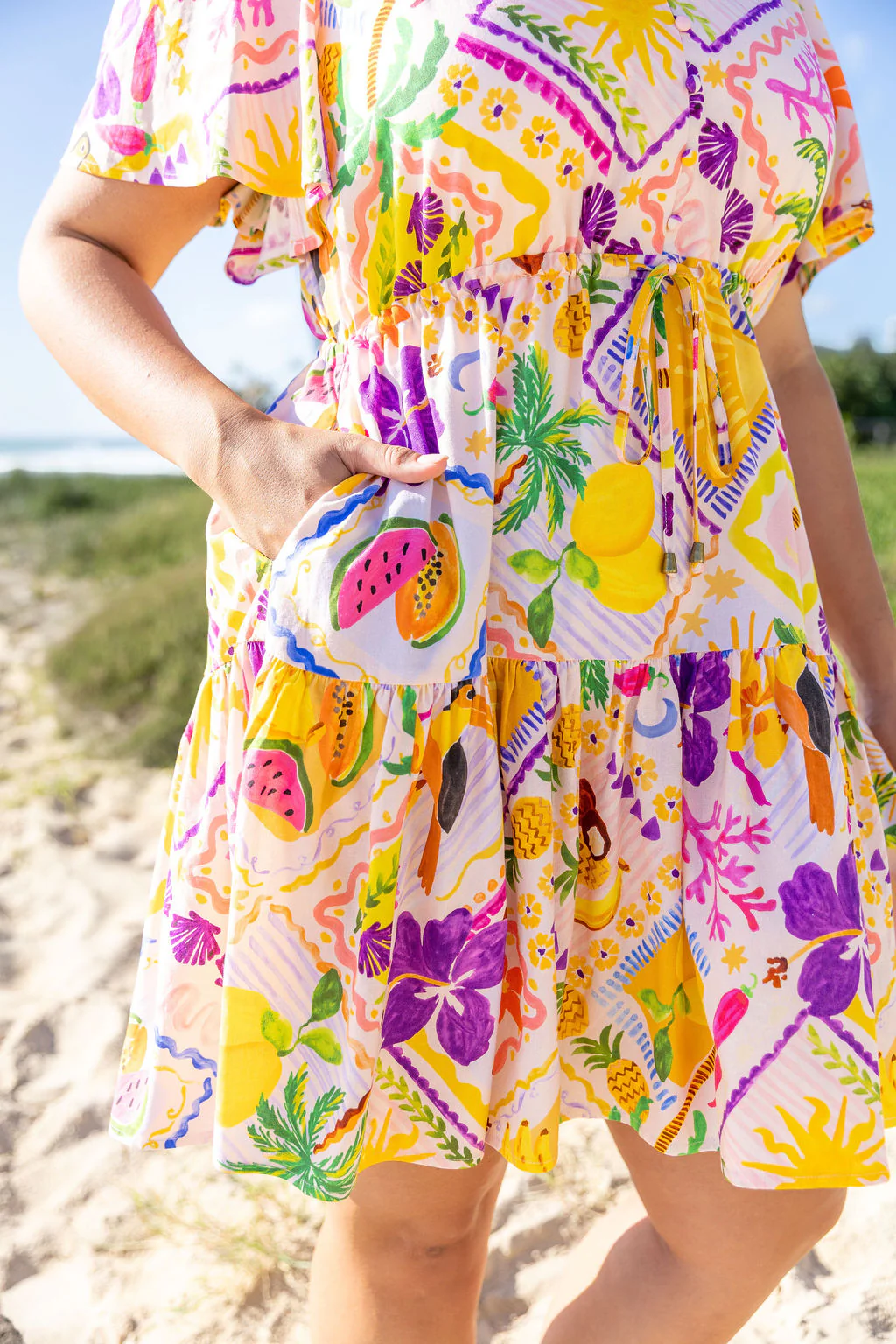 Esmae Dress in Toucan Paradise - Image 12