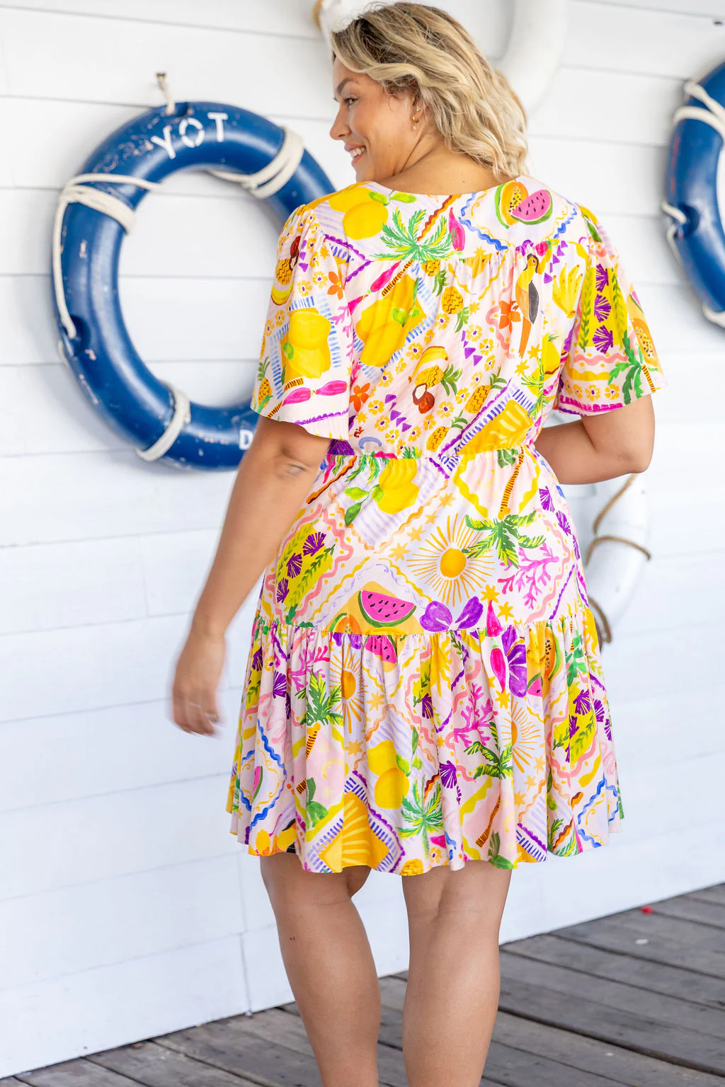 Esmae Dress in Toucan Paradise - Image 16