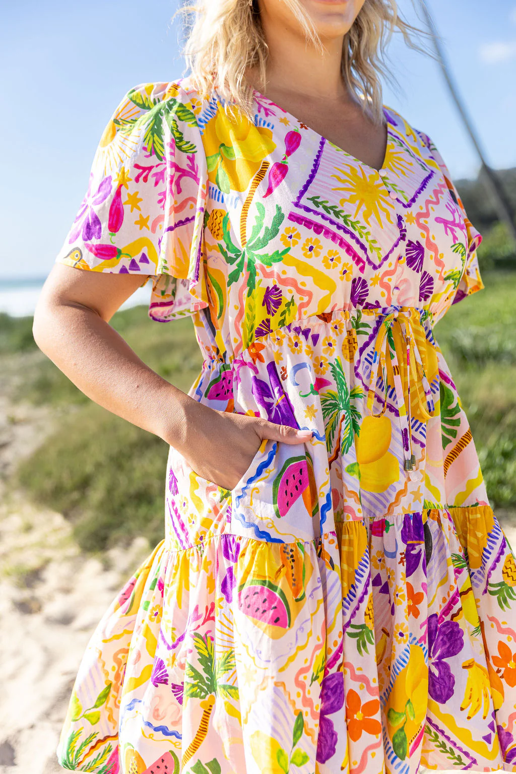 Esmae Dress in Toucan Paradise - Image 4