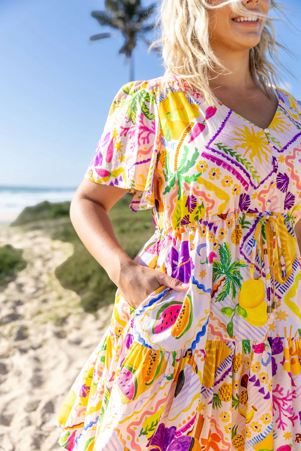 Esmae Dress in Toucan Paradise - Image 9