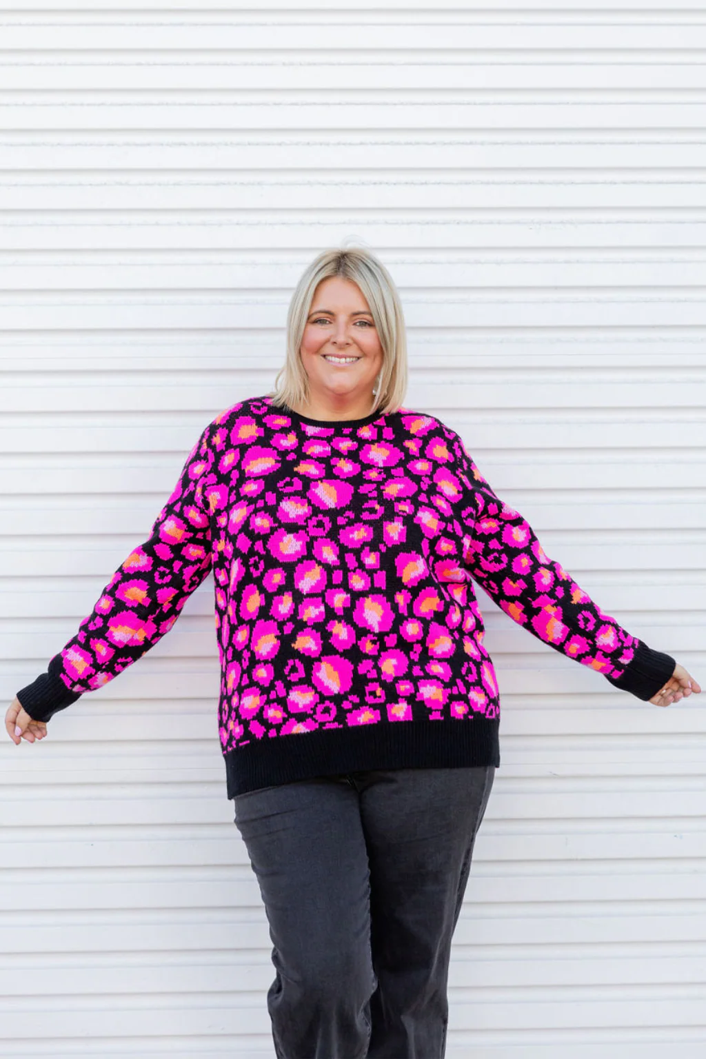 Frankie Knit In Black Leopard by Kasey Rainbow - Image 3