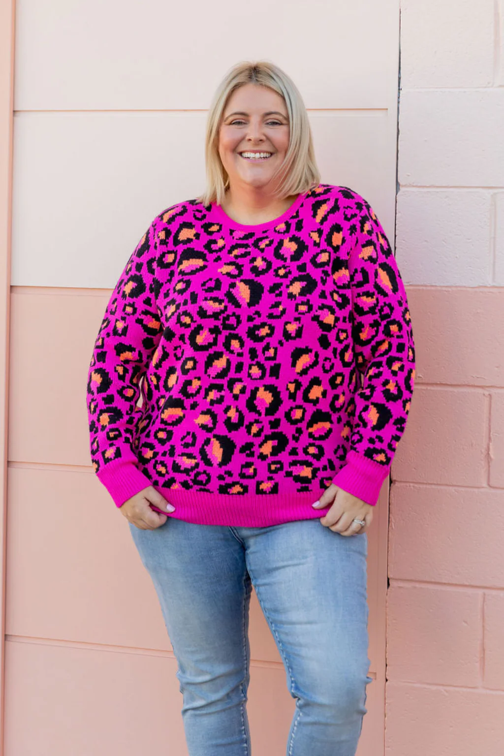 Frankie Knit In Pink Leopard by Kasey Rainbow - Image 13