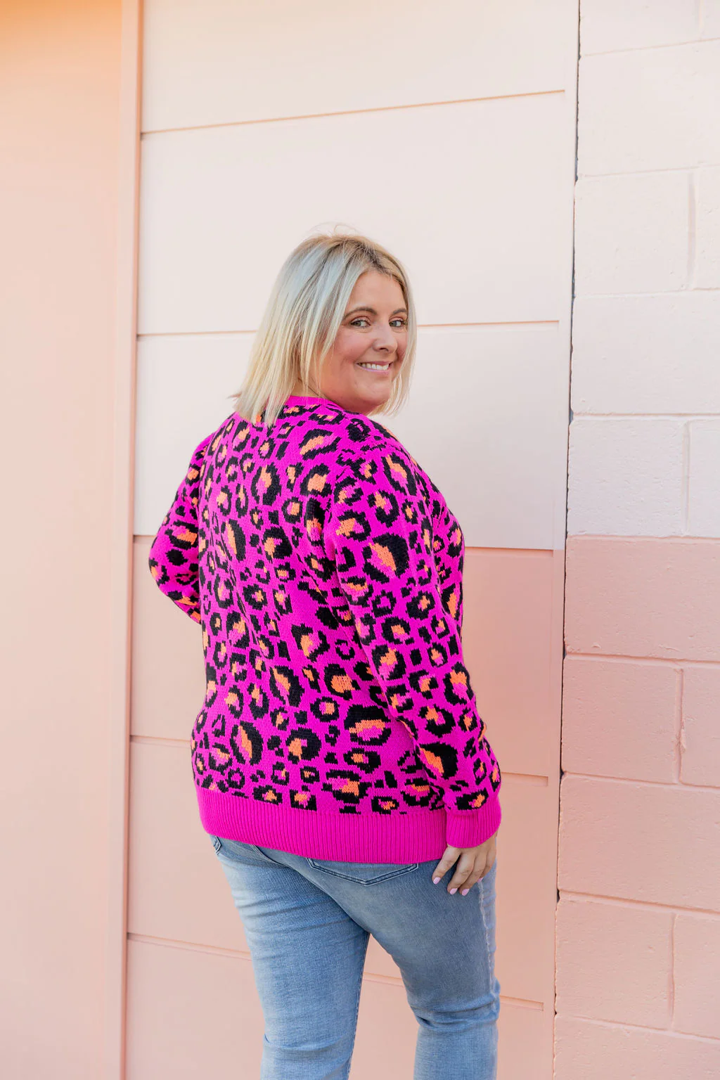 Frankie Knit In Pink Leopard by Kasey Rainbow - Image 15