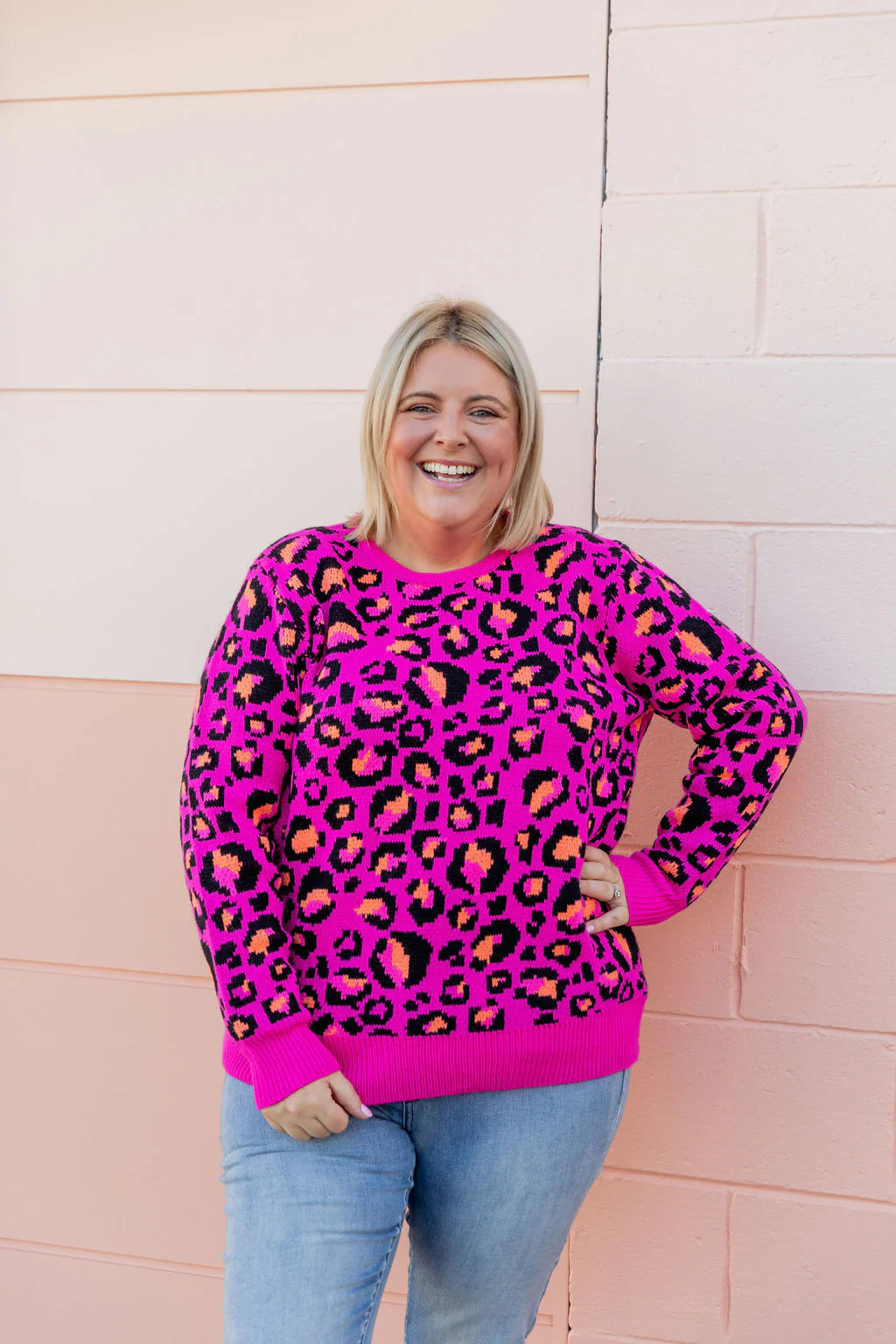 Frankie Knit In Pink Leopard by Kasey Rainbow - Image 17