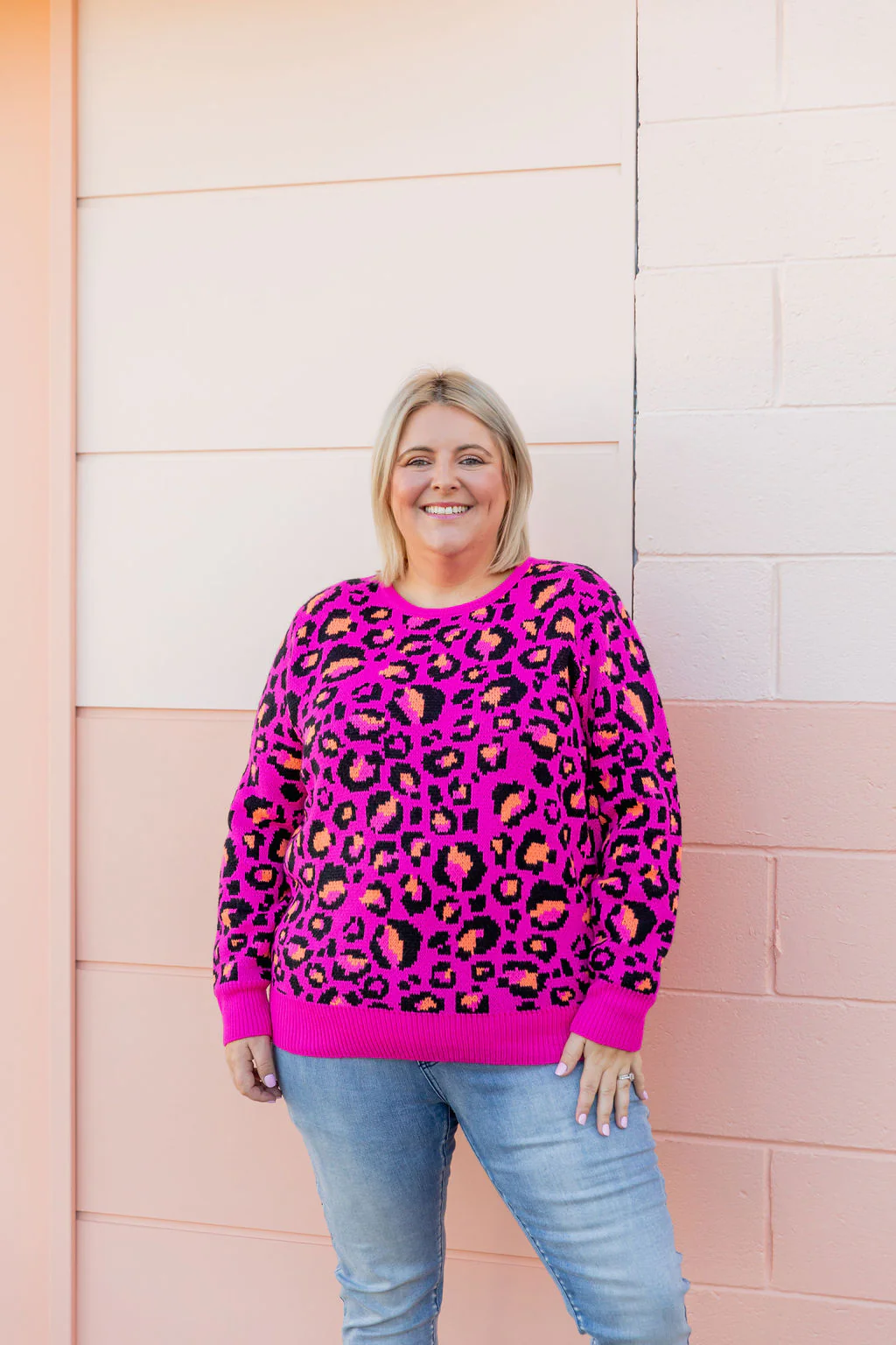 Frankie Knit In Pink Leopard by Kasey Rainbow - Image 4