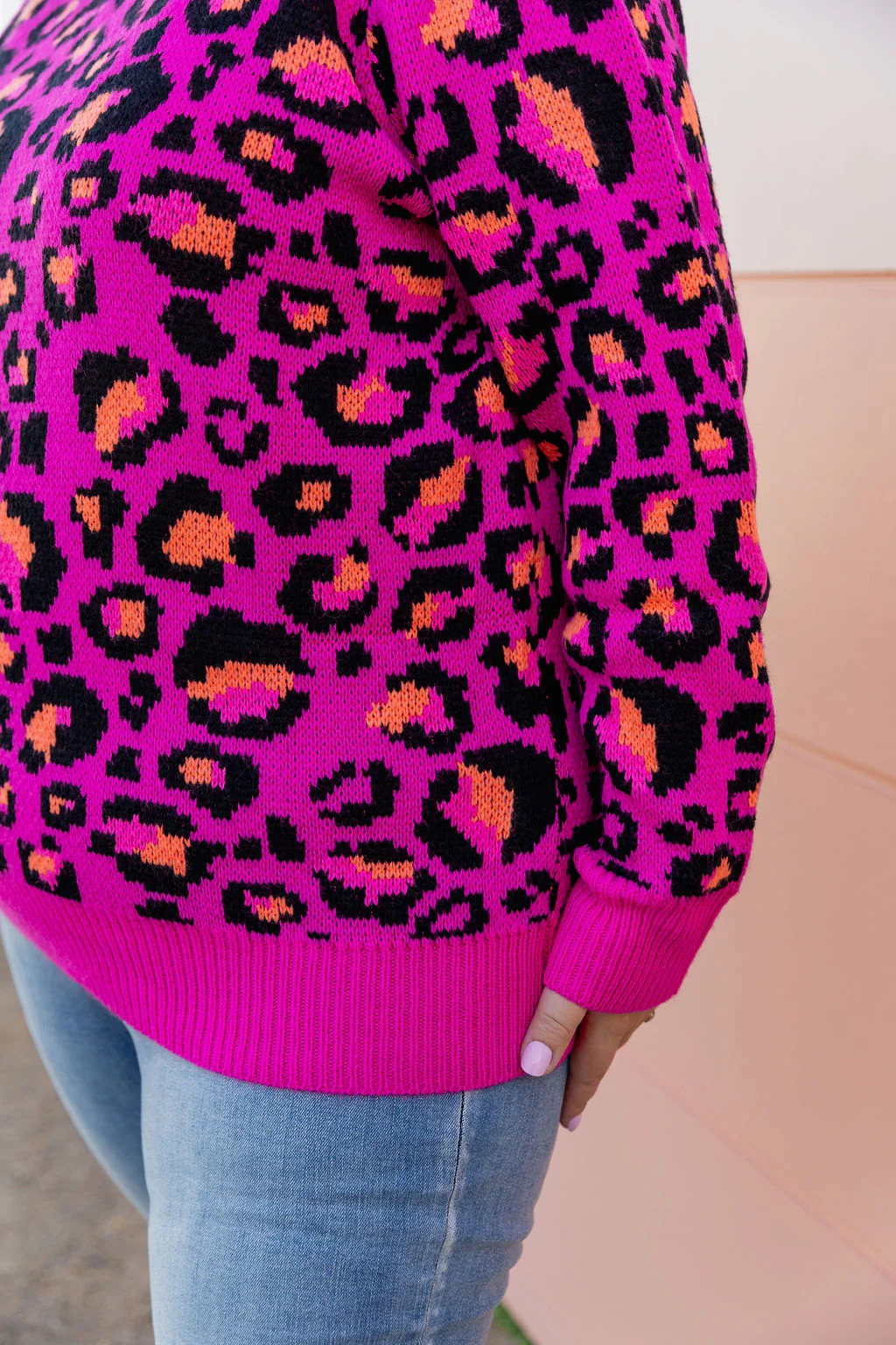 Frankie Knit In Pink Leopard by Kasey Rainbow - Image 5