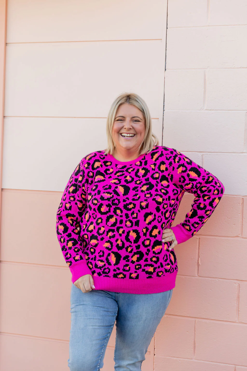 Frankie Knit In Pink Leopard by Kasey Rainbow - Image 7
