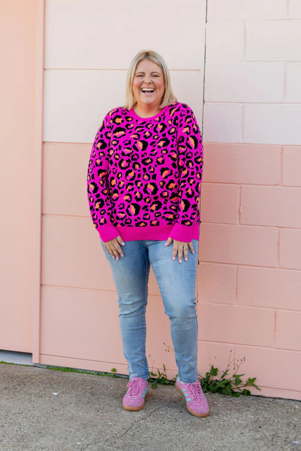 Frankie Knit In Pink Leopard by Kasey Rainbow - Image 8